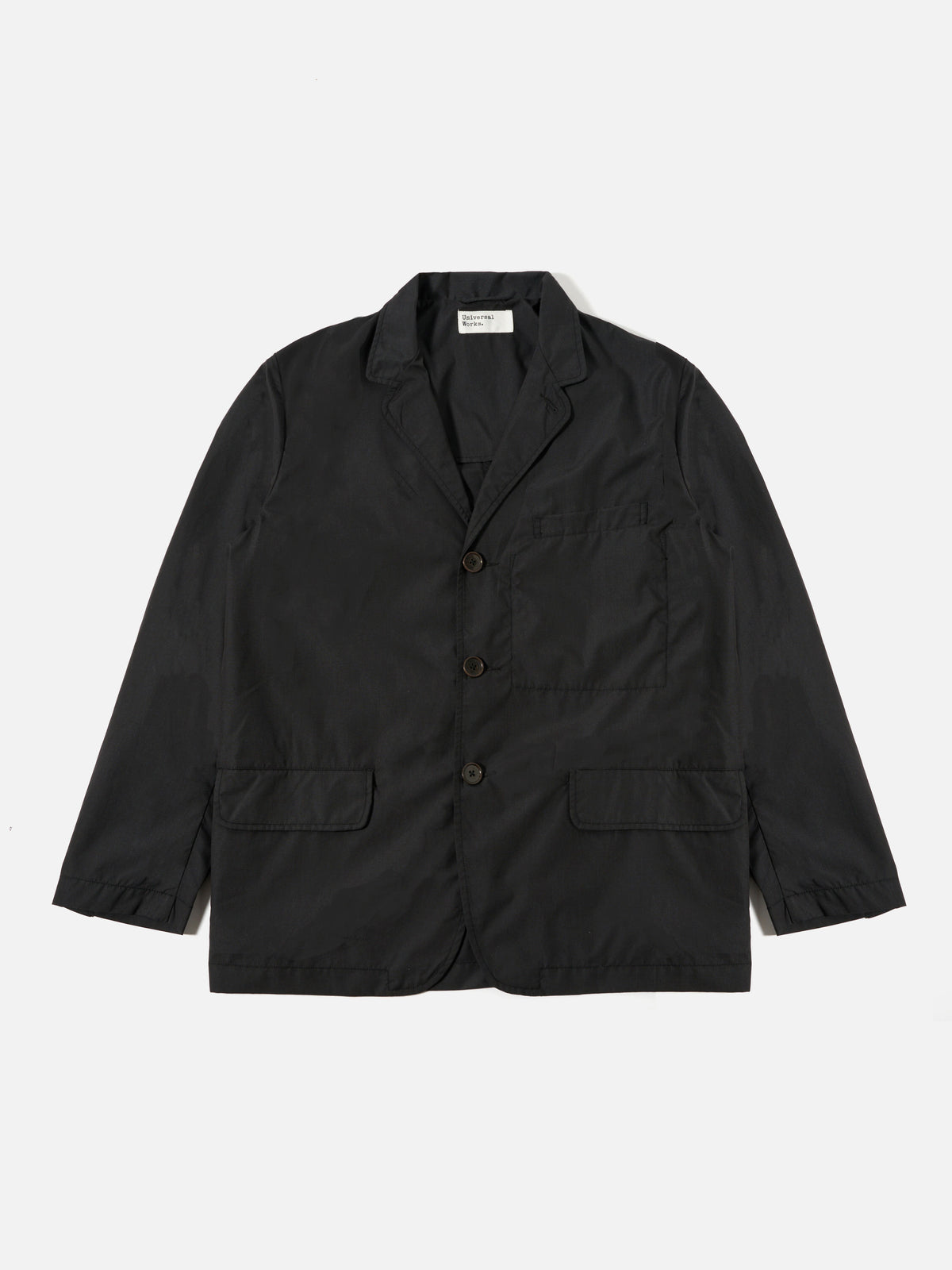 Black Recycled Polytech Capitol Jacket