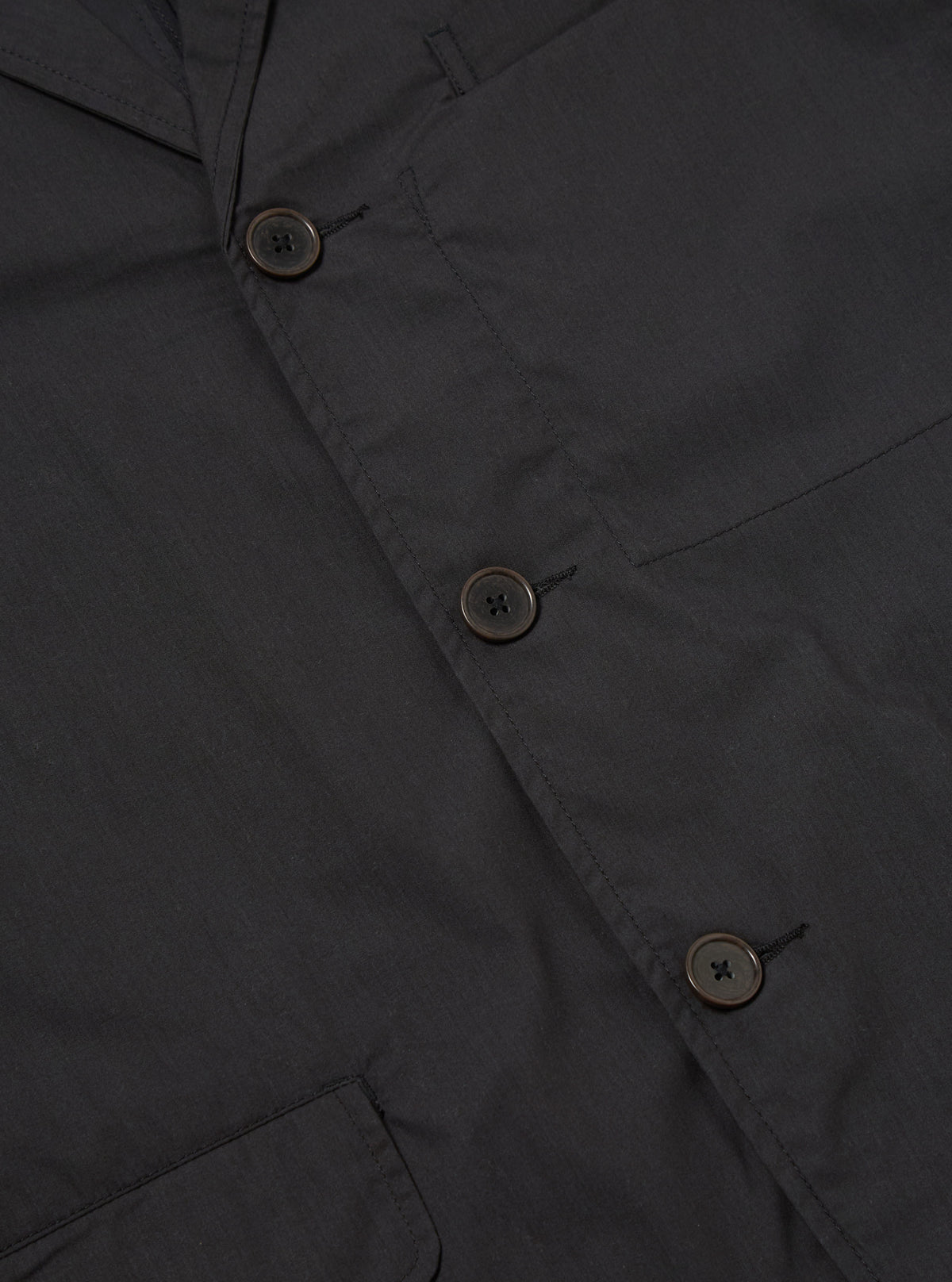 Black Recycled Polytech Capitol Jacket
