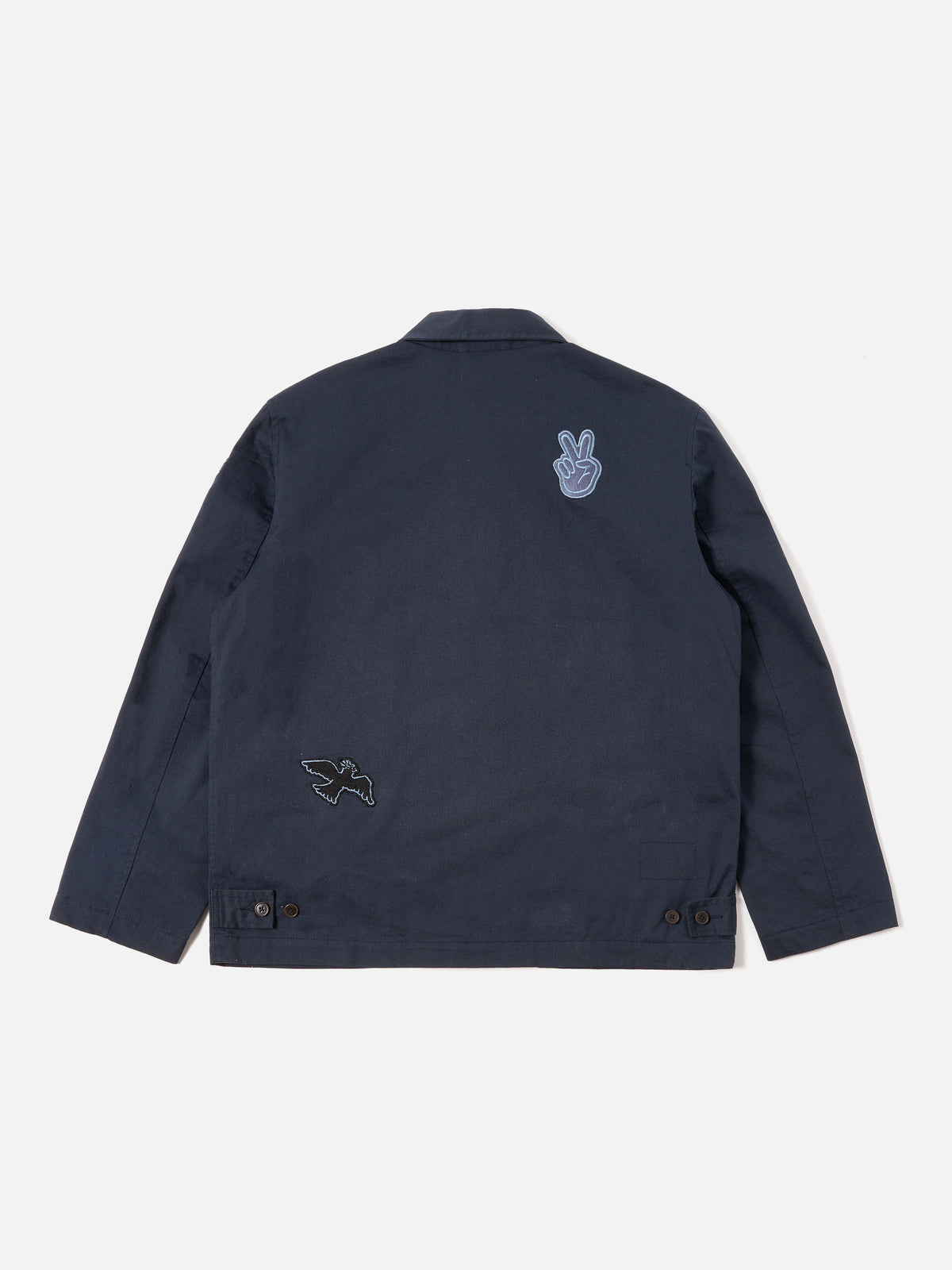 Navy Twill/Badges Drizzler Jacket