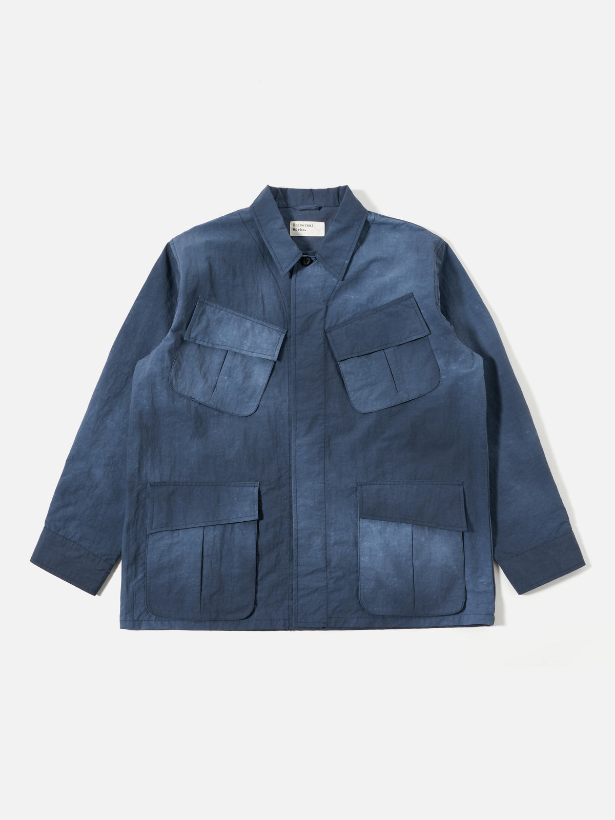 Navy Recycled Splash Nylon Jungle Jacket