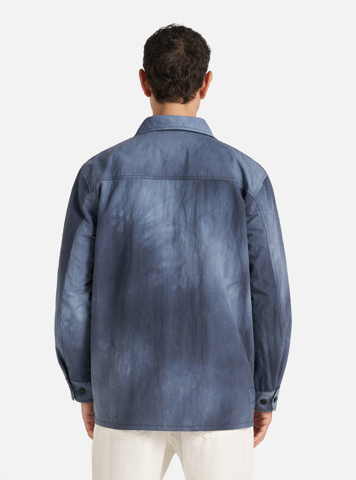 Navy Recycled Splash Nylon Jungle Jacket