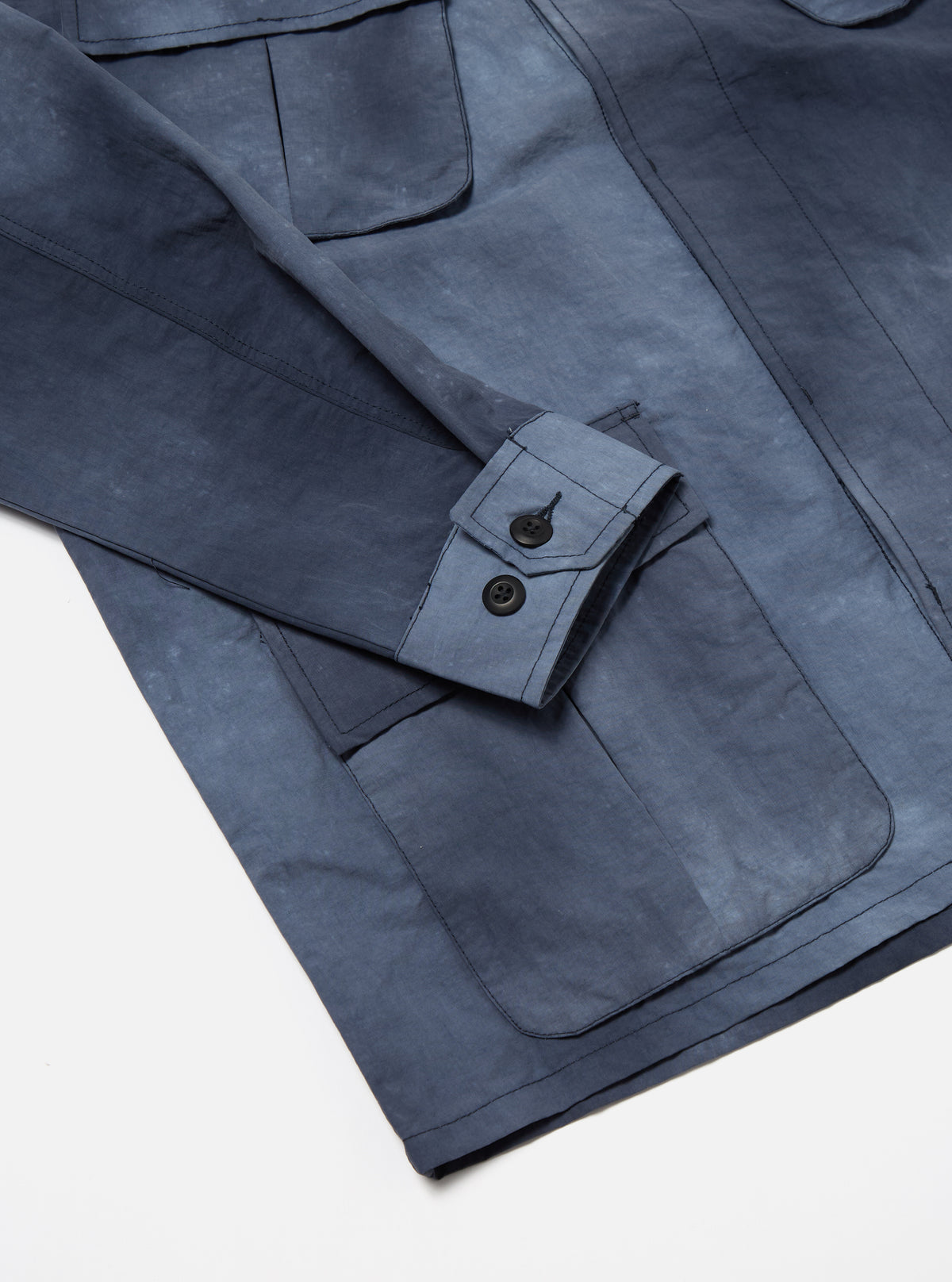 Navy Recycled Splash Nylon Jungle Jacket
