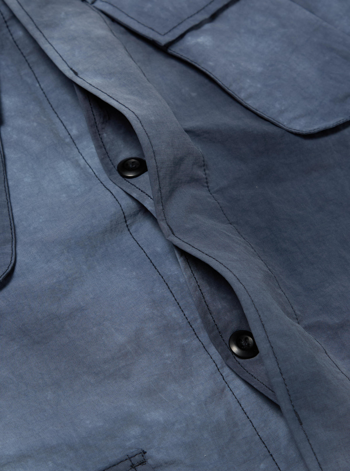 Navy Recycled Splash Nylon Jungle Jacket