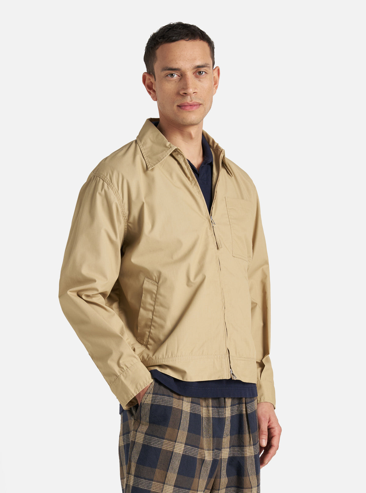 Sand Recycled Polytech Rose Bowl Jacket