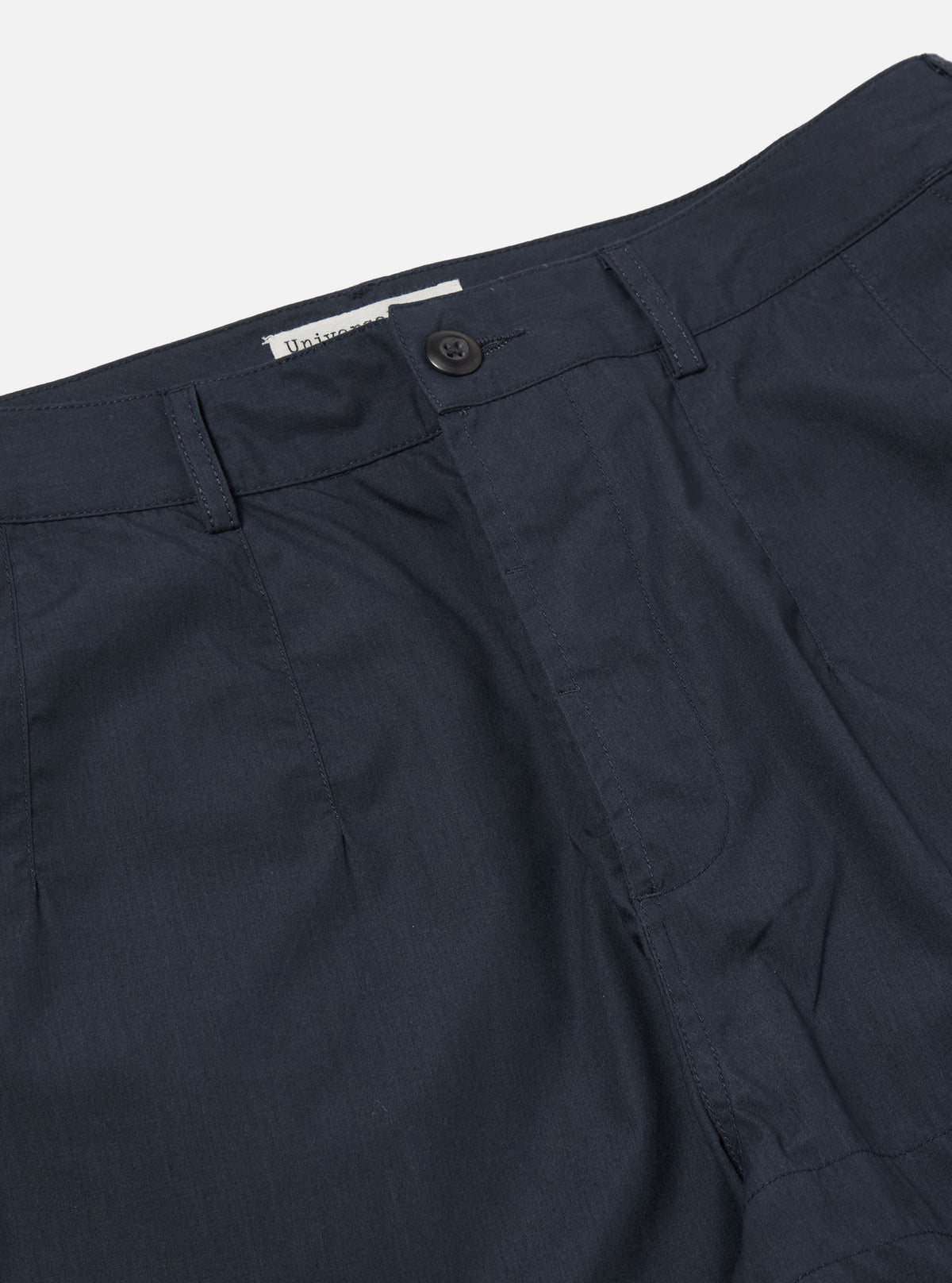 Navy Recycled Polytech Loose Pilot Trouser