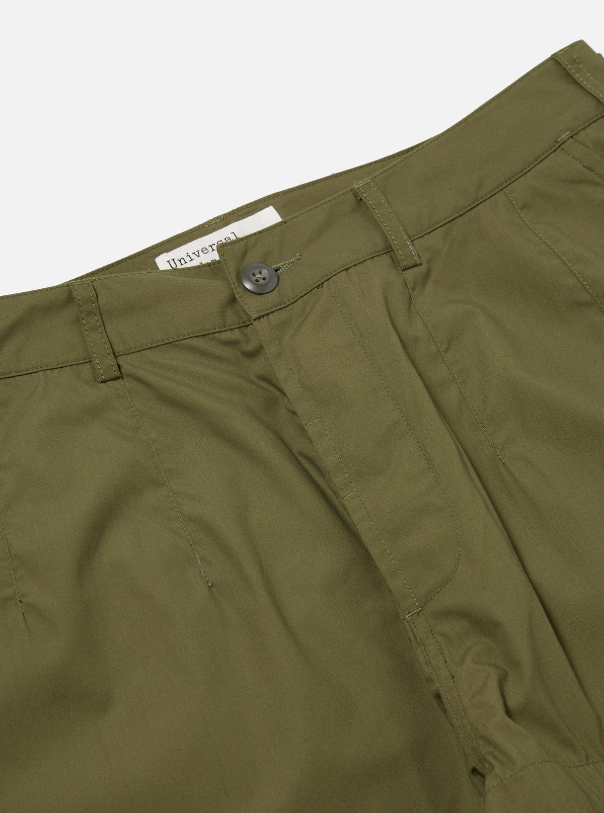 Olive Recycled Polytech Loose Pilot Trouser