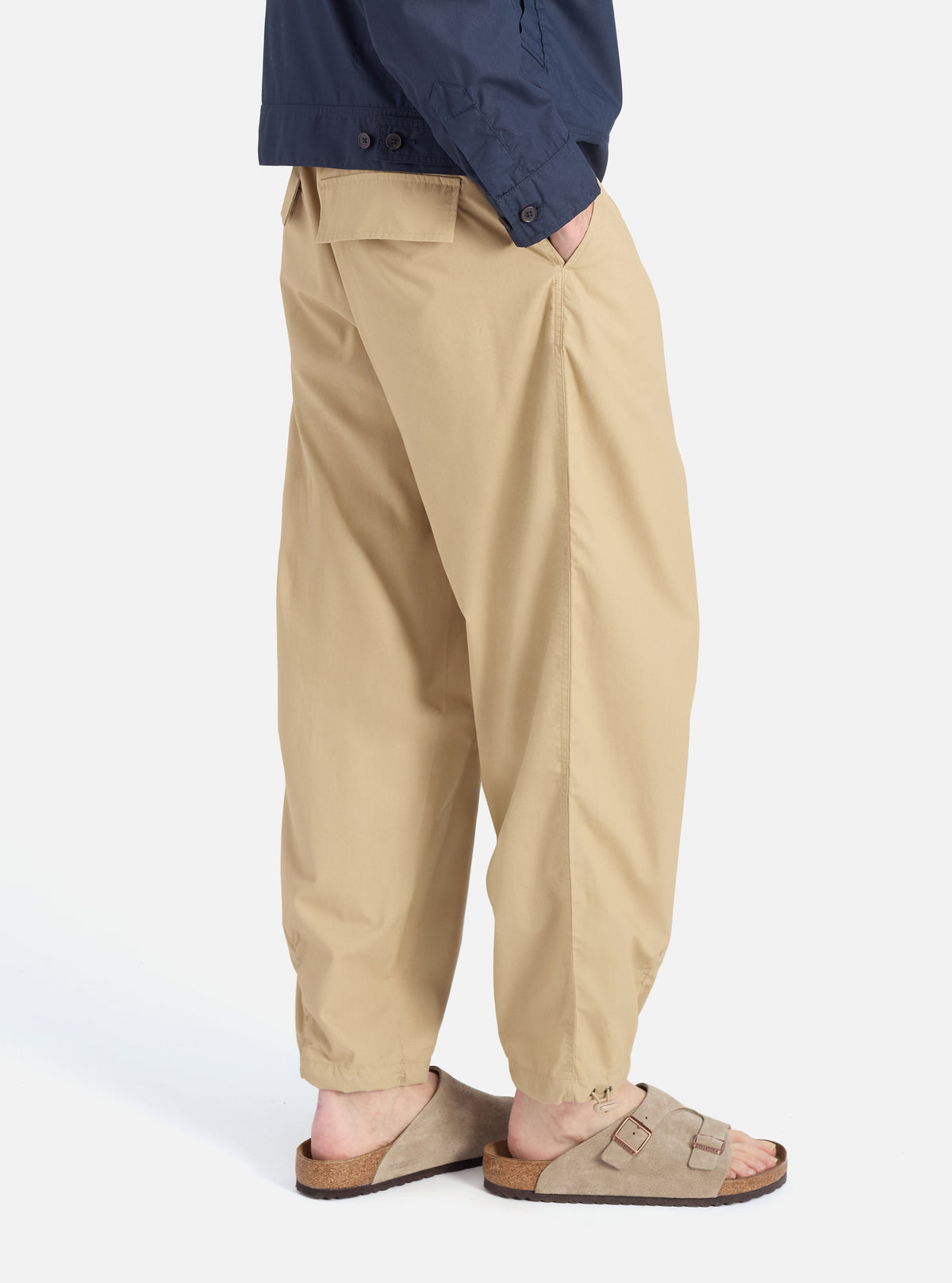 Sand Recycled Polytech Loose Pilot Trouser
