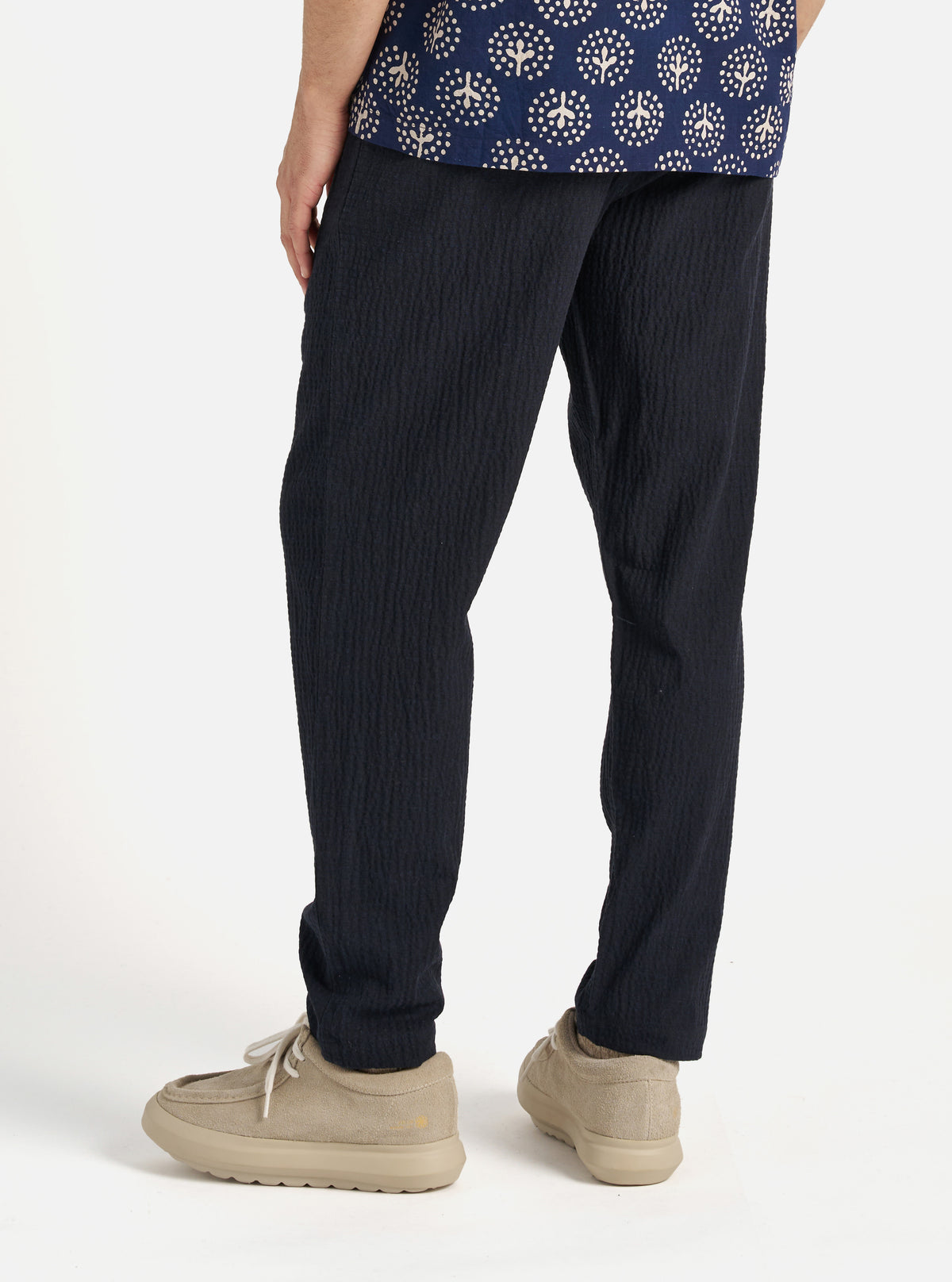 Dark Navy Ospina Cotton Military Chino