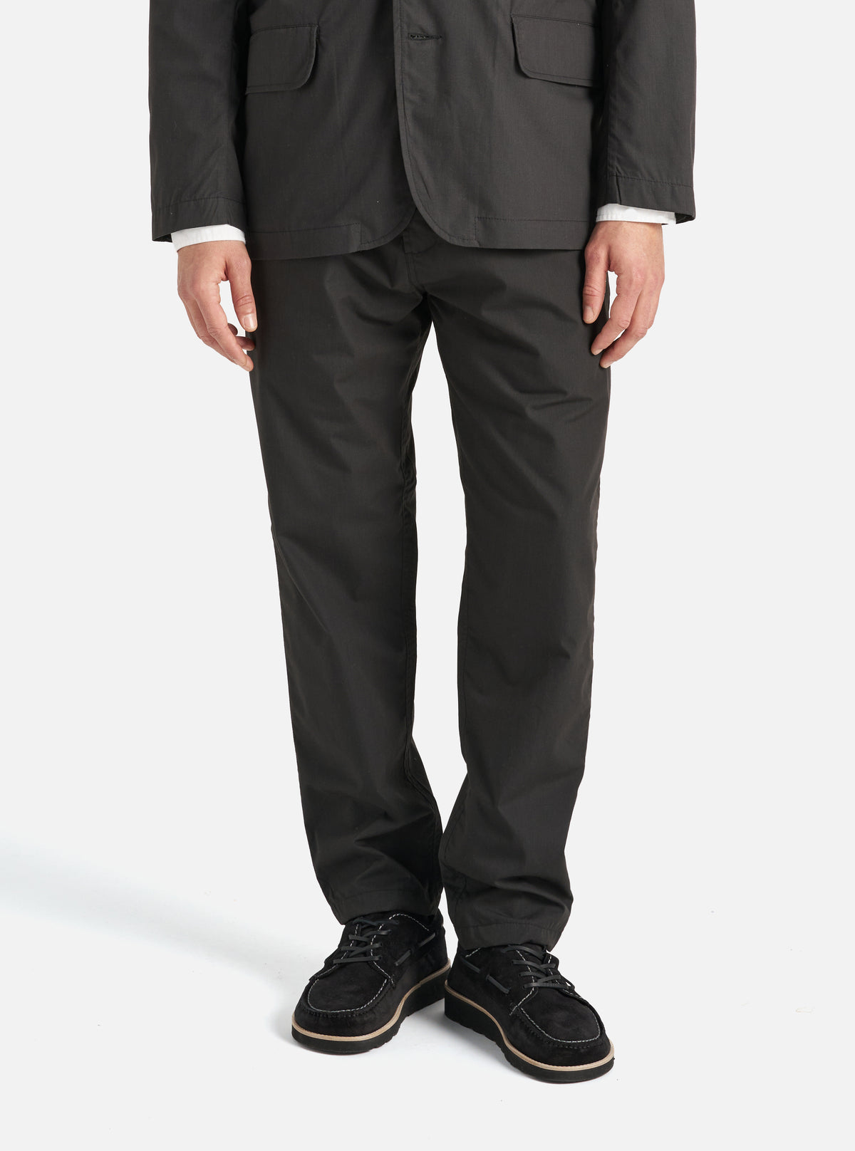 Black Recycled Polytech Military Chino