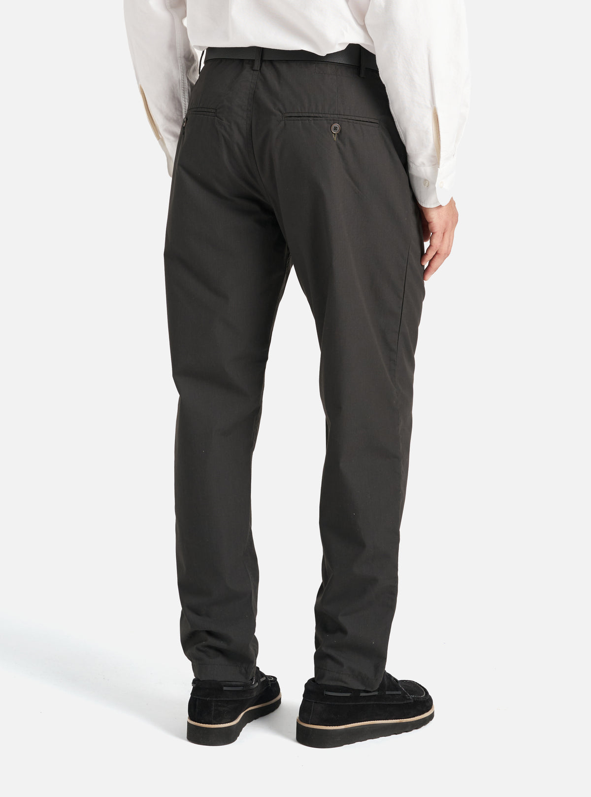 Black Recycled Polytech Military Chino