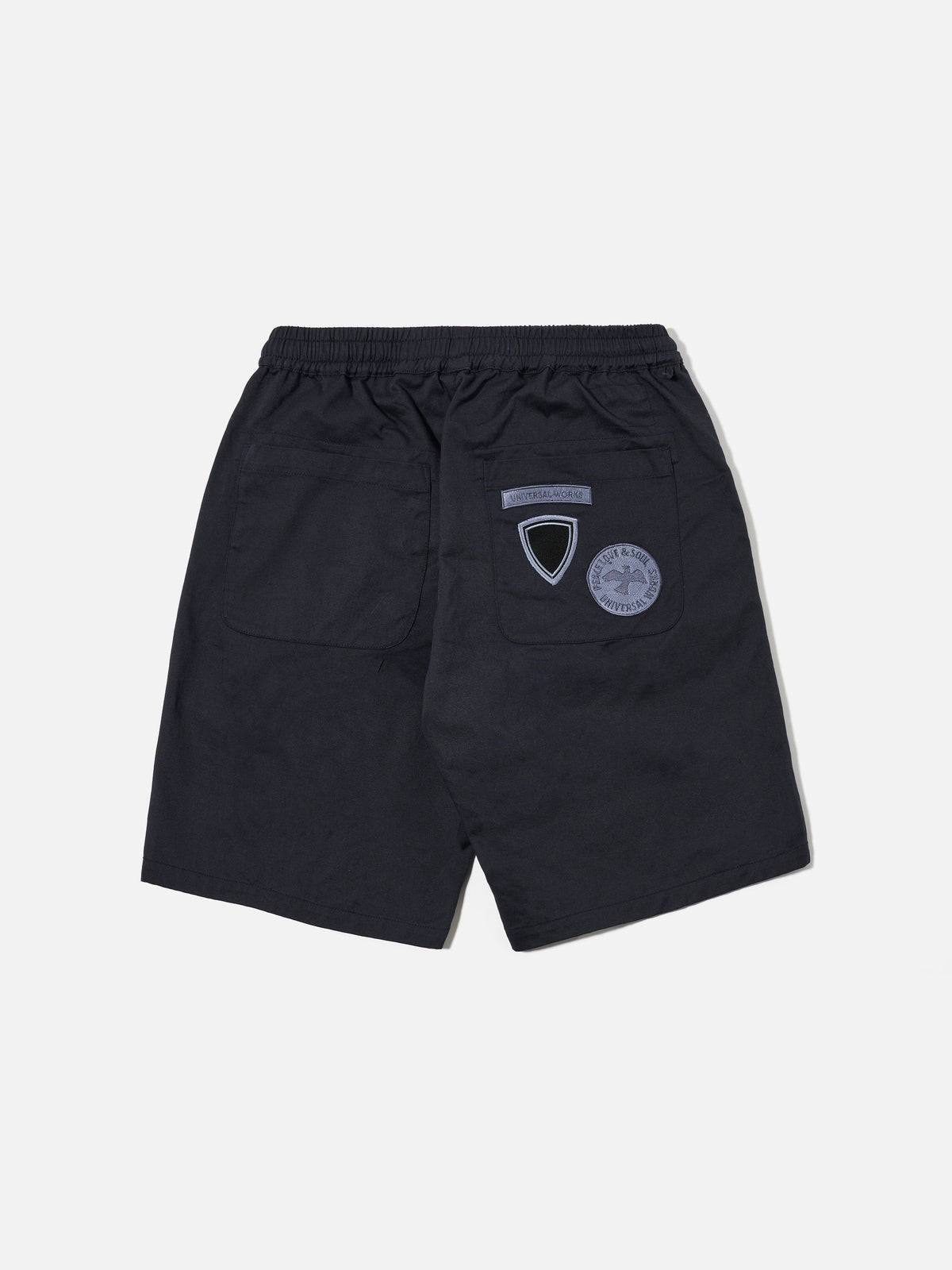 Navy Twill/Badges Simple Short