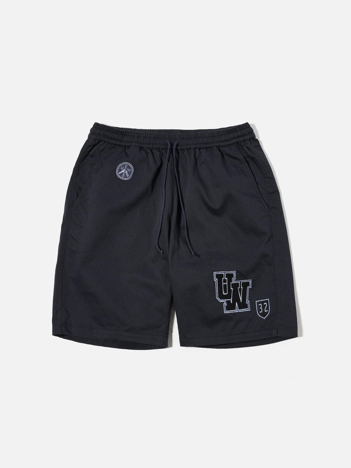 Navy Twill/Badges Simple Short