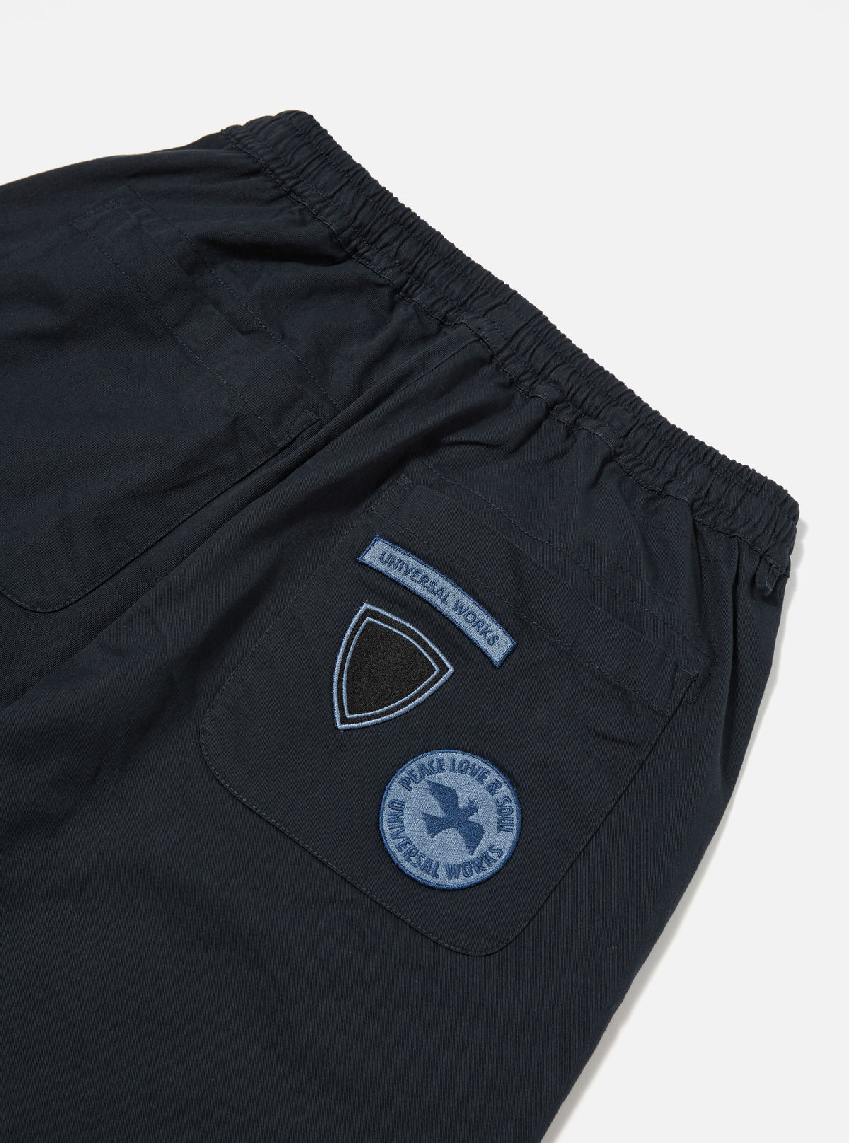 Navy Twill/Badges Simple Short