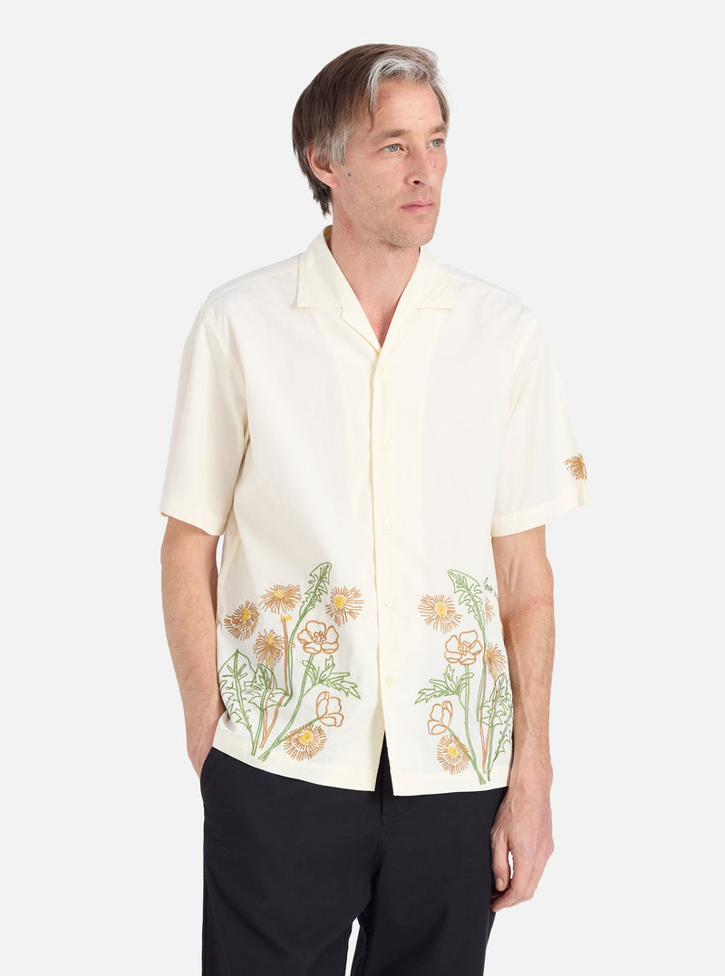 Flower Mountain x Universal Works Ecru Broadcloth Minari Shirt