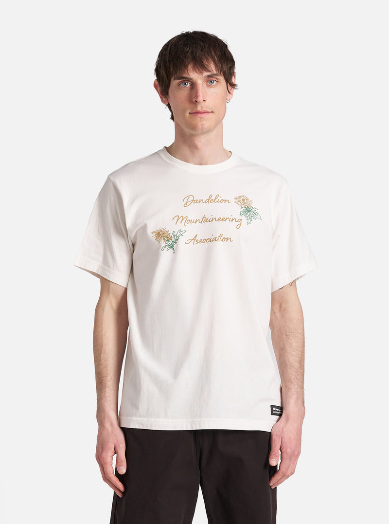 Flower Mountain x Universal Works Ecru Single Jersey Tee
