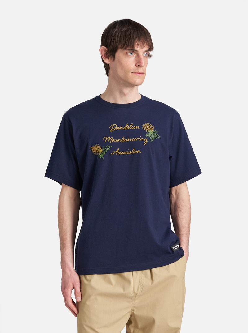 Flower Mountain x Universal Works Navy Single Jersey Tee