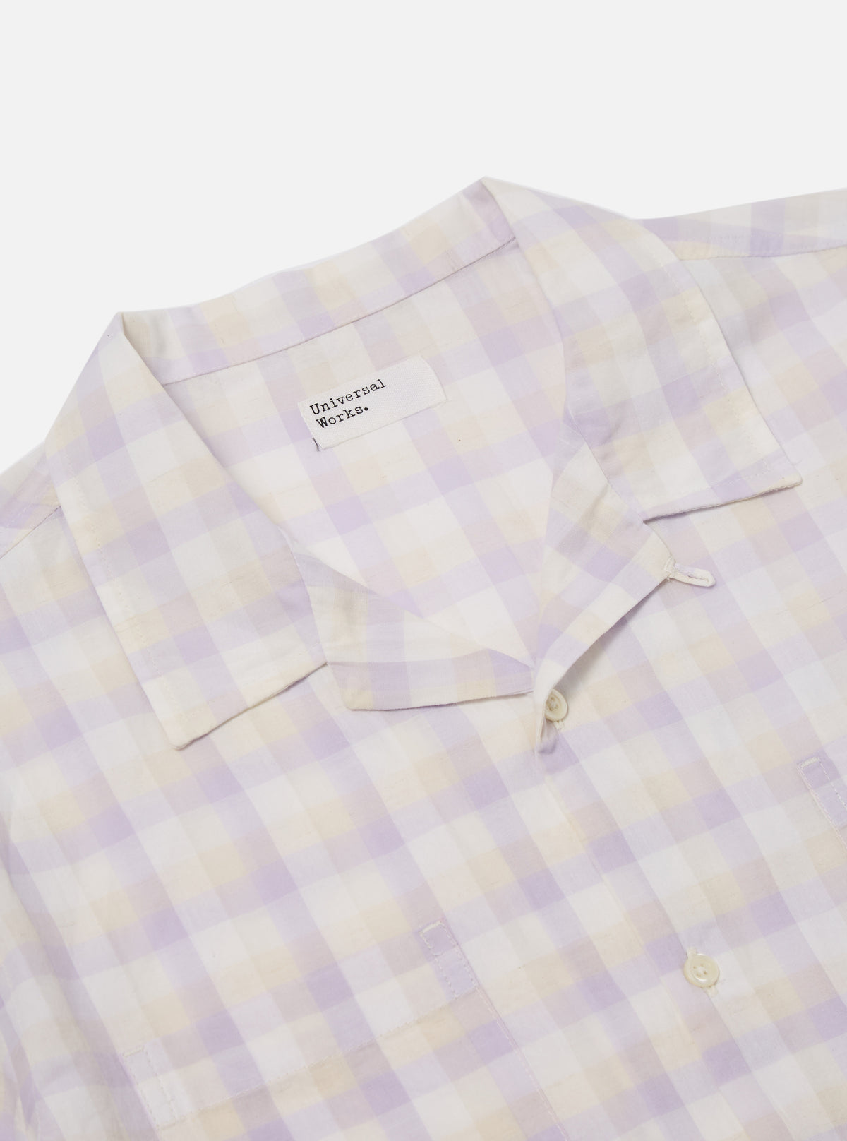 Lilac Pastel Check Sal Road Shirt