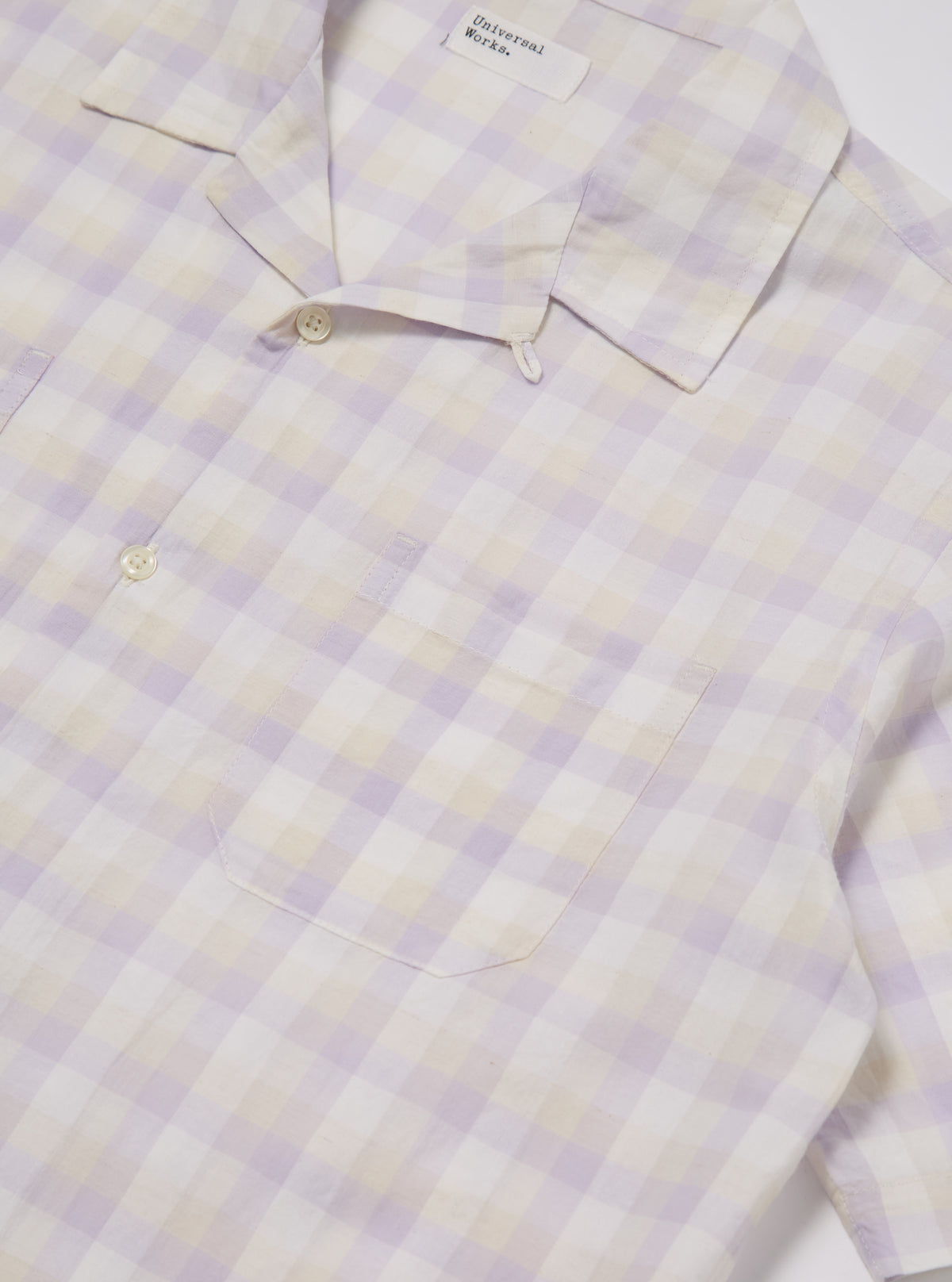 Lilac Pastel Check Sal Road Shirt