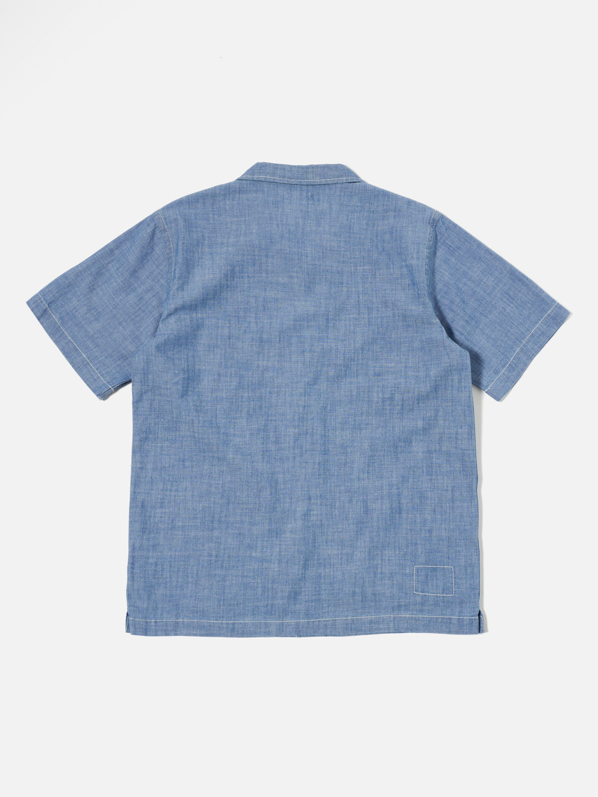 Washed Indigo Chambray Summer Overshirt