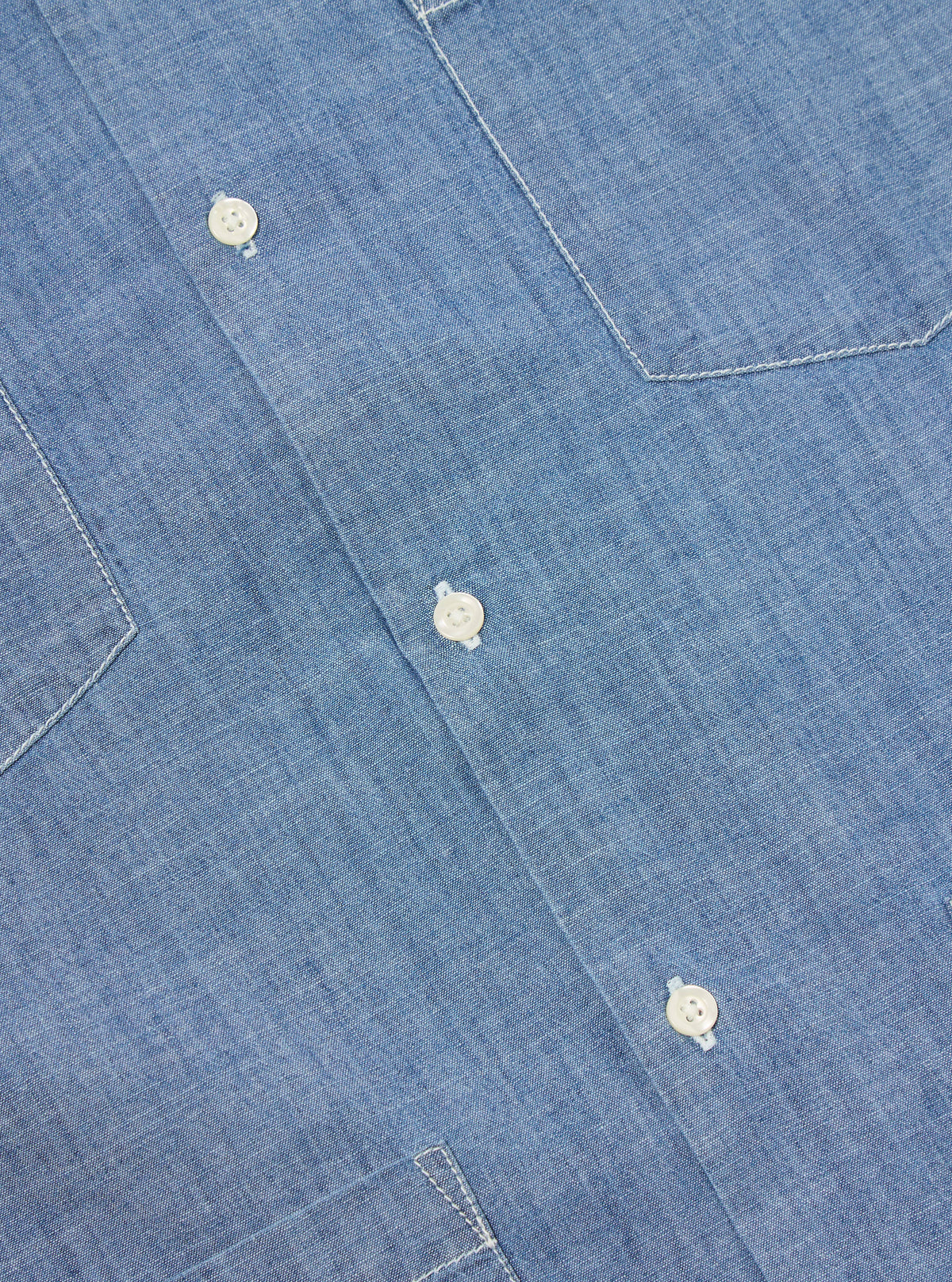 Washed Indigo Chambray Summer Overshirt