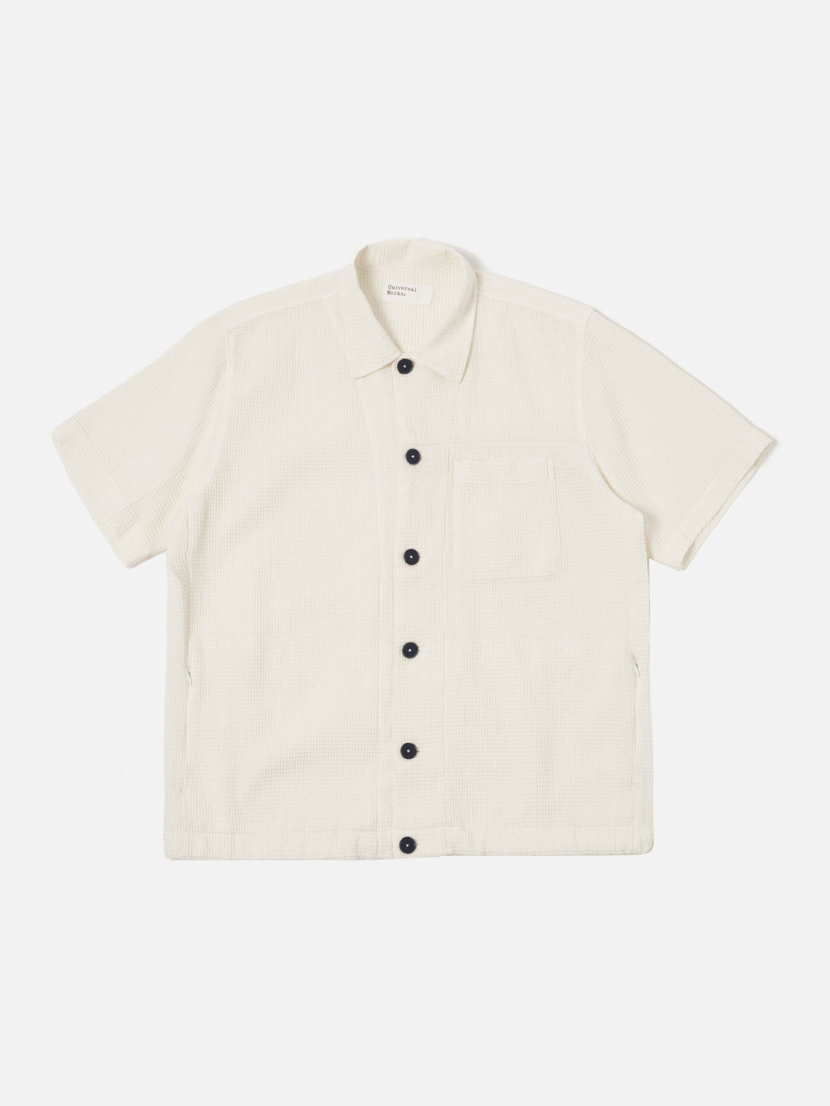 Ecru Japanese Waffle Tech Overshirt