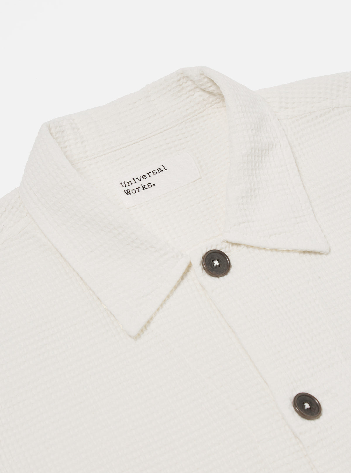 Ecru Japanese Waffle Tech Overshirt