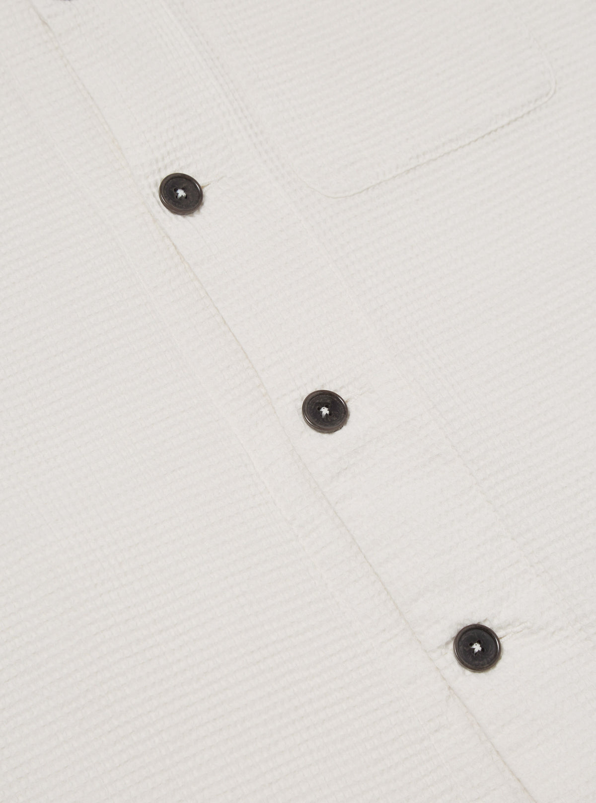 Ecru Japanese Waffle Tech Overshirt