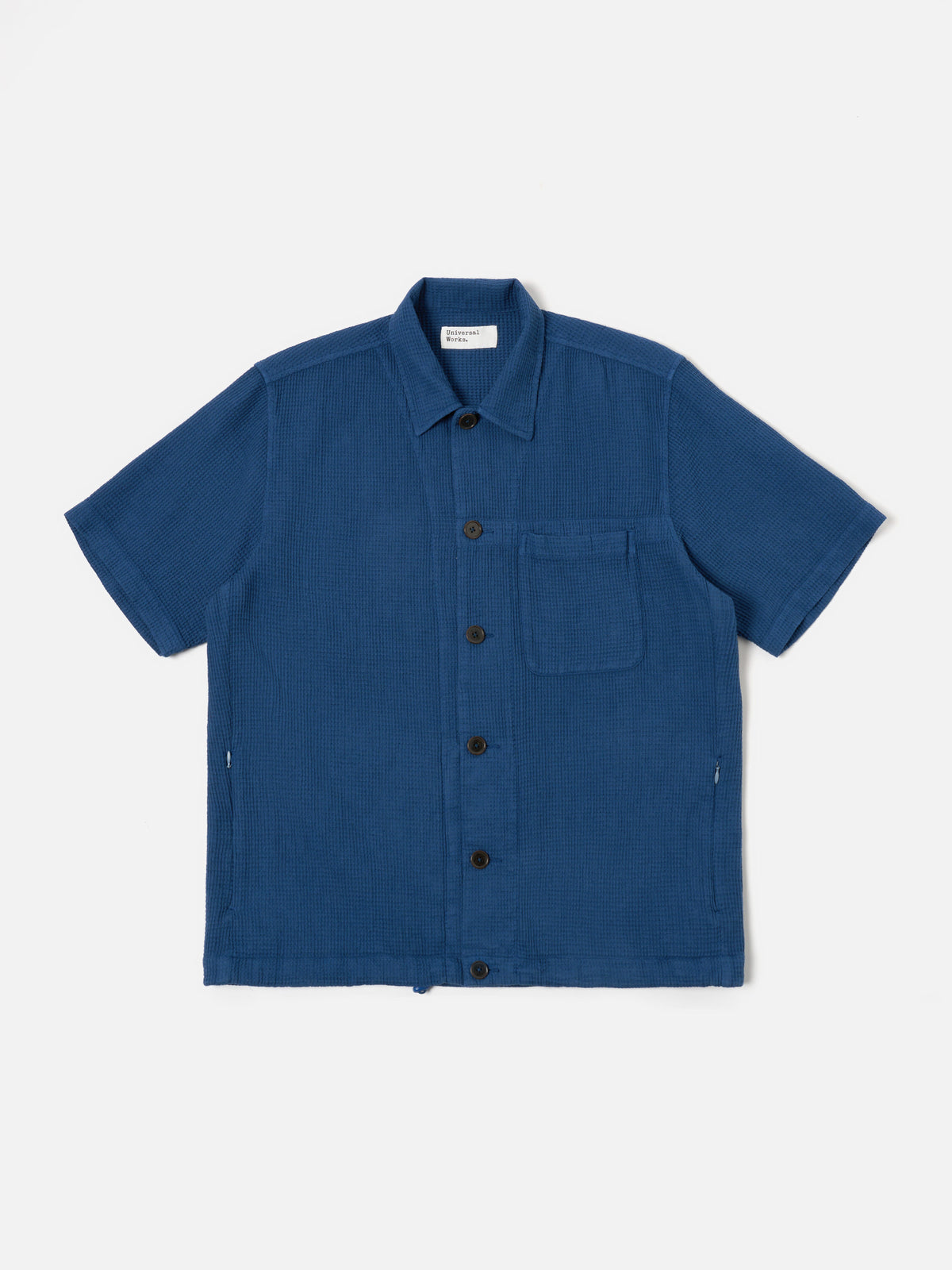 Navy Japanese Waffle Tech Overshirt