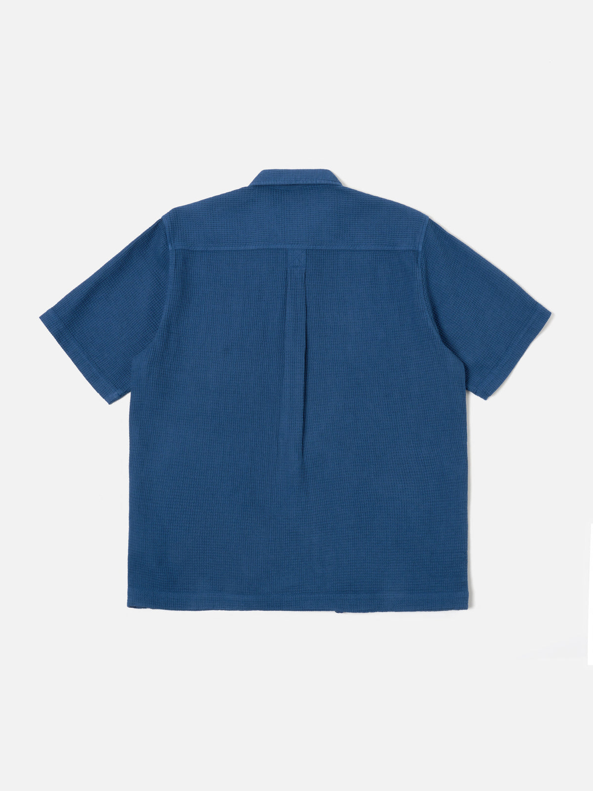 Navy Japanese Waffle Tech Overshirt