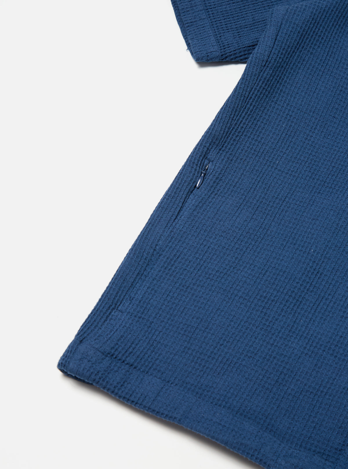 Navy Japanese Waffle Tech Overshirt