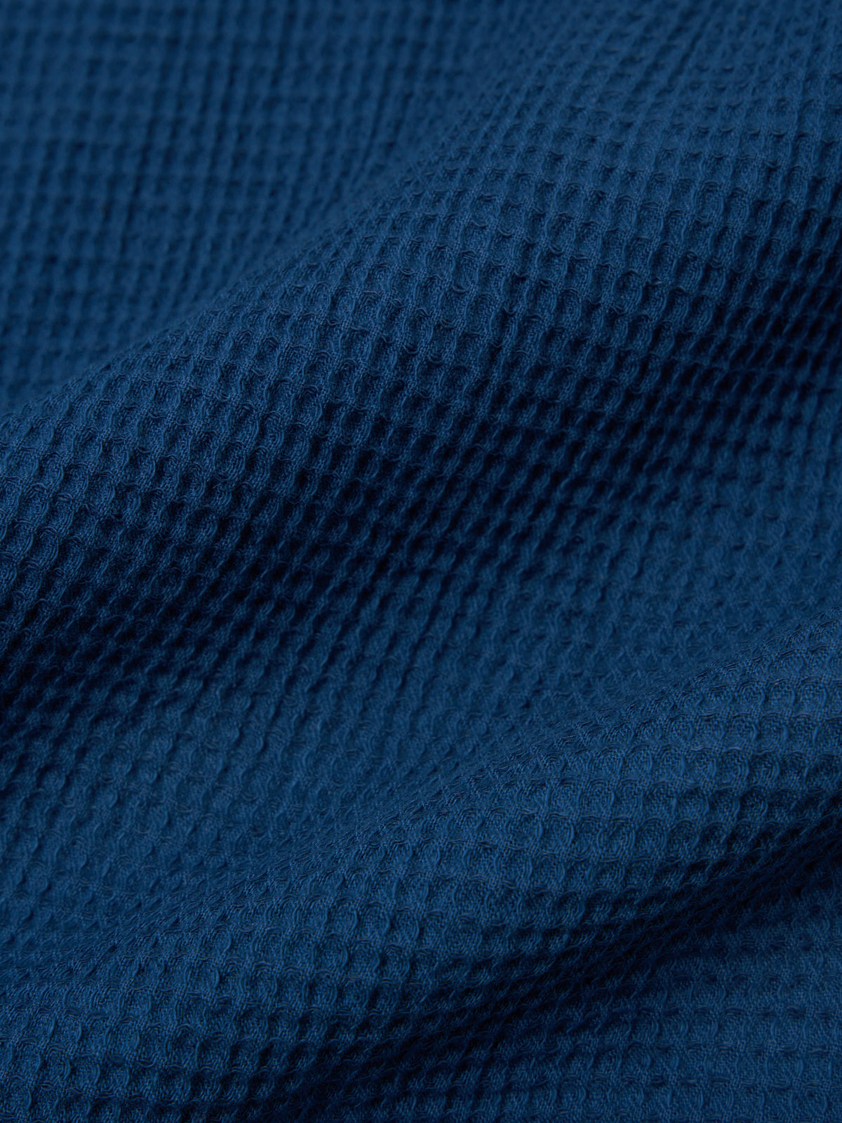 Navy Japanese Waffle Tech Overshirt