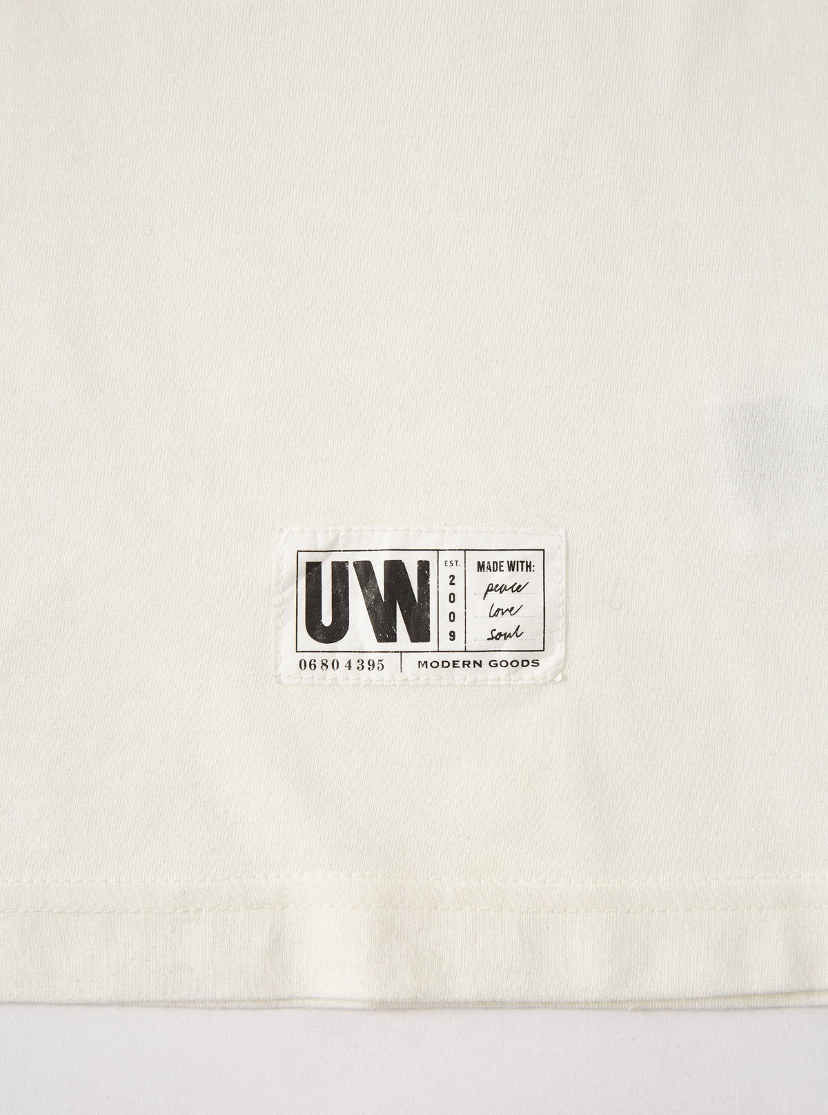 Ecru Single Jersey Loose Tee