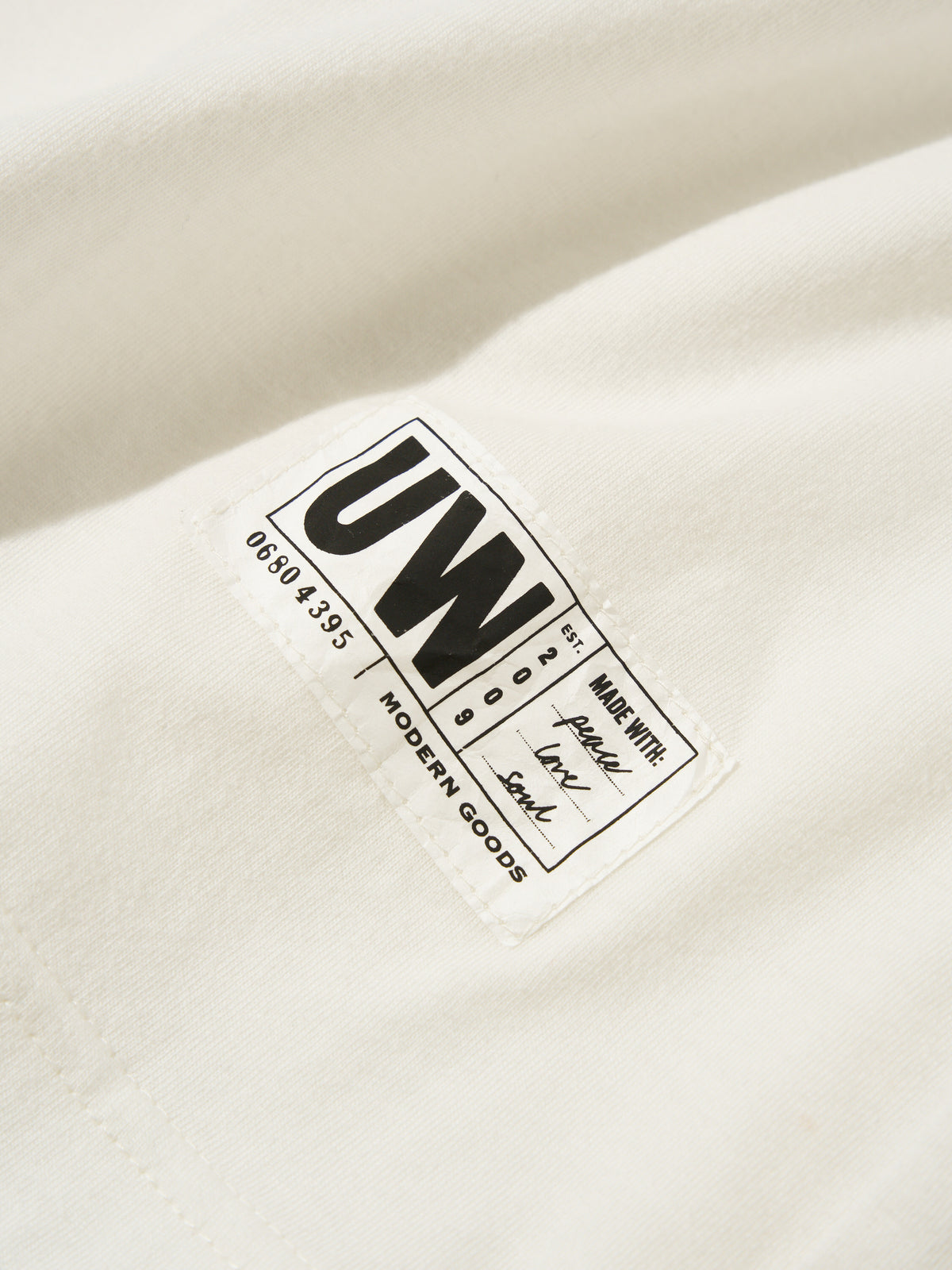 Ecru Single Jersey Loose Tee
