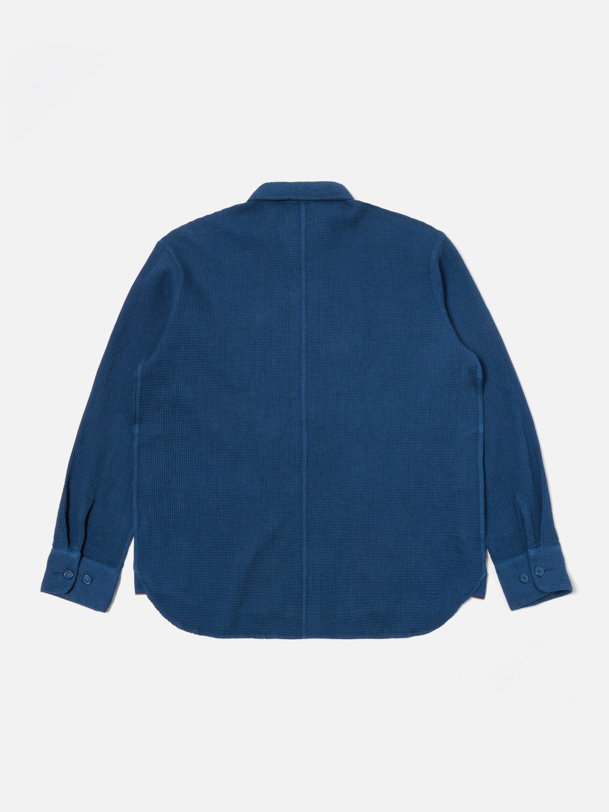 Navy Japanese Waffle Travail Overshirt