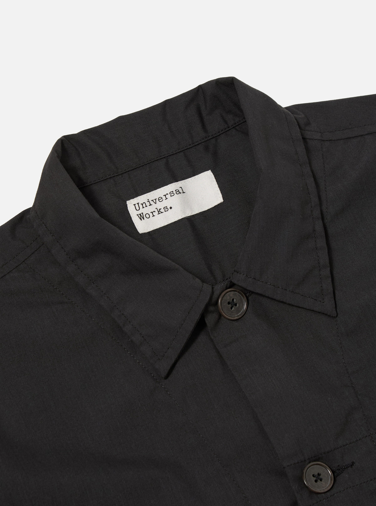 Black Recycled Polytech Tech Overshirt