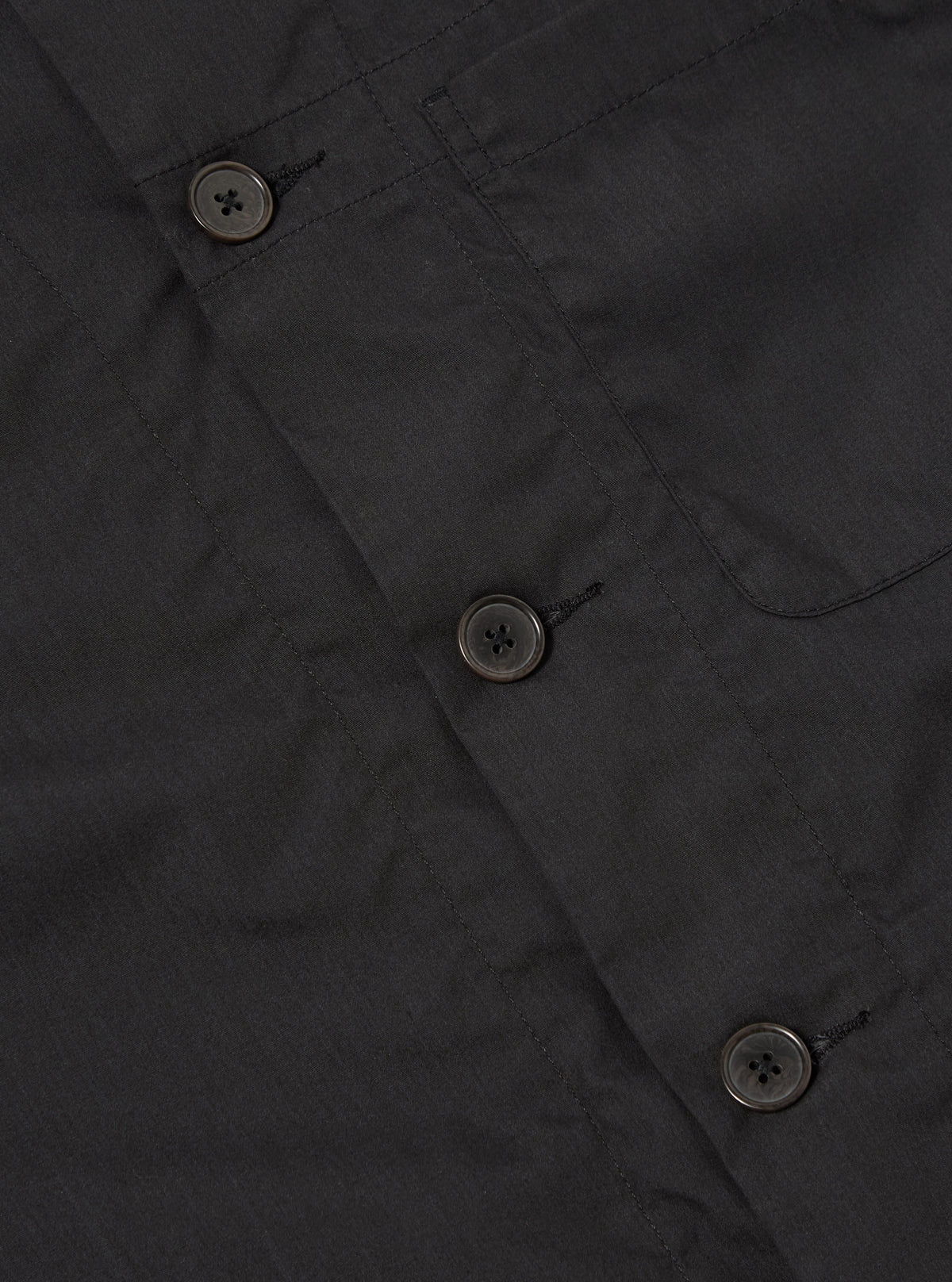 Black Recycled Polytech Tech Overshirt