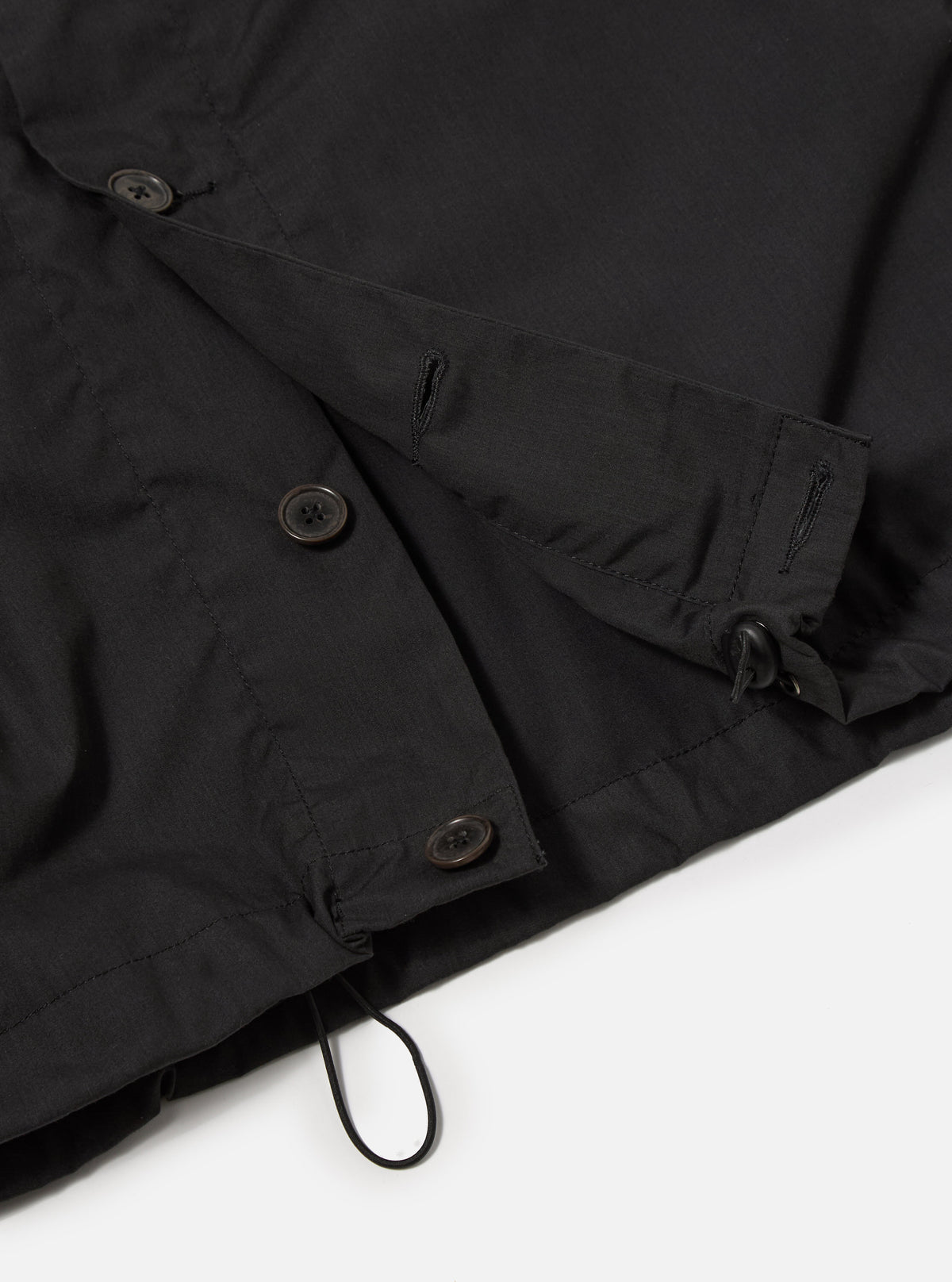 Black Recycled Polytech Tech Overshirt