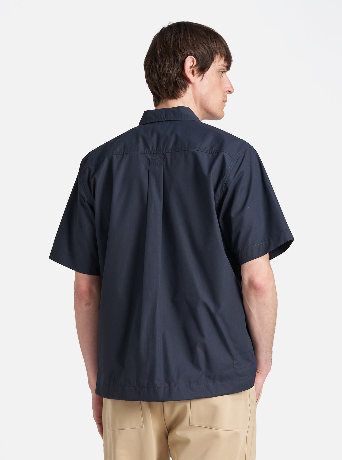 Navy Recycled Polytech Tech Overshirt