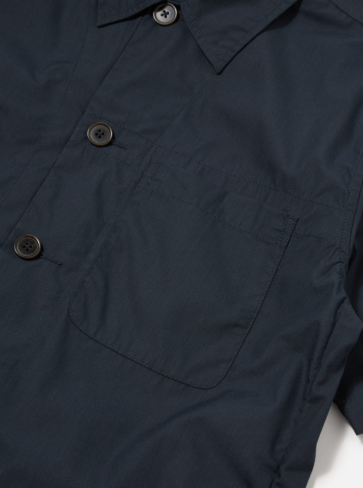 Navy Recycled Polytech Tech Overshirt