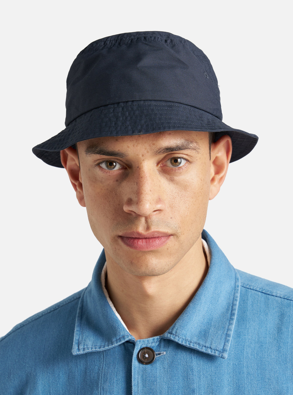 Navy Recycled Polytech Beach Hat