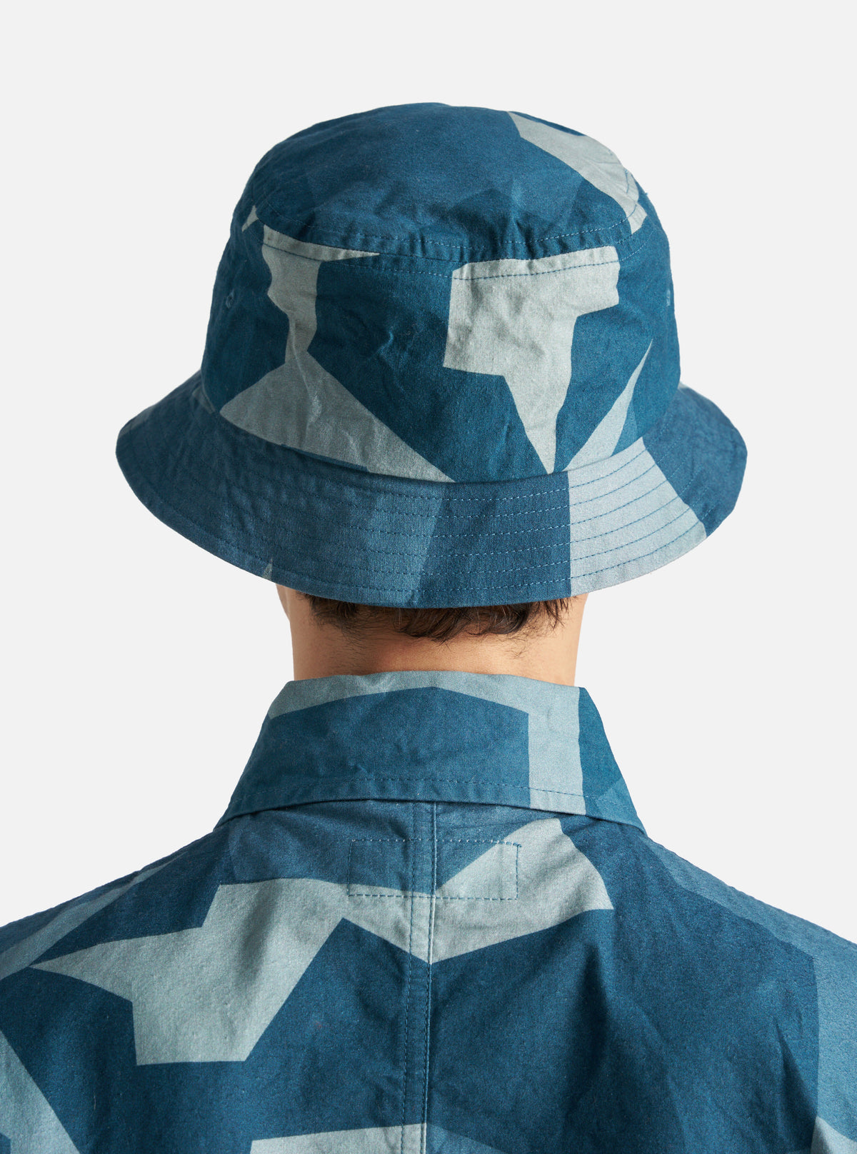 Blue Swedish Camo Beach Hat