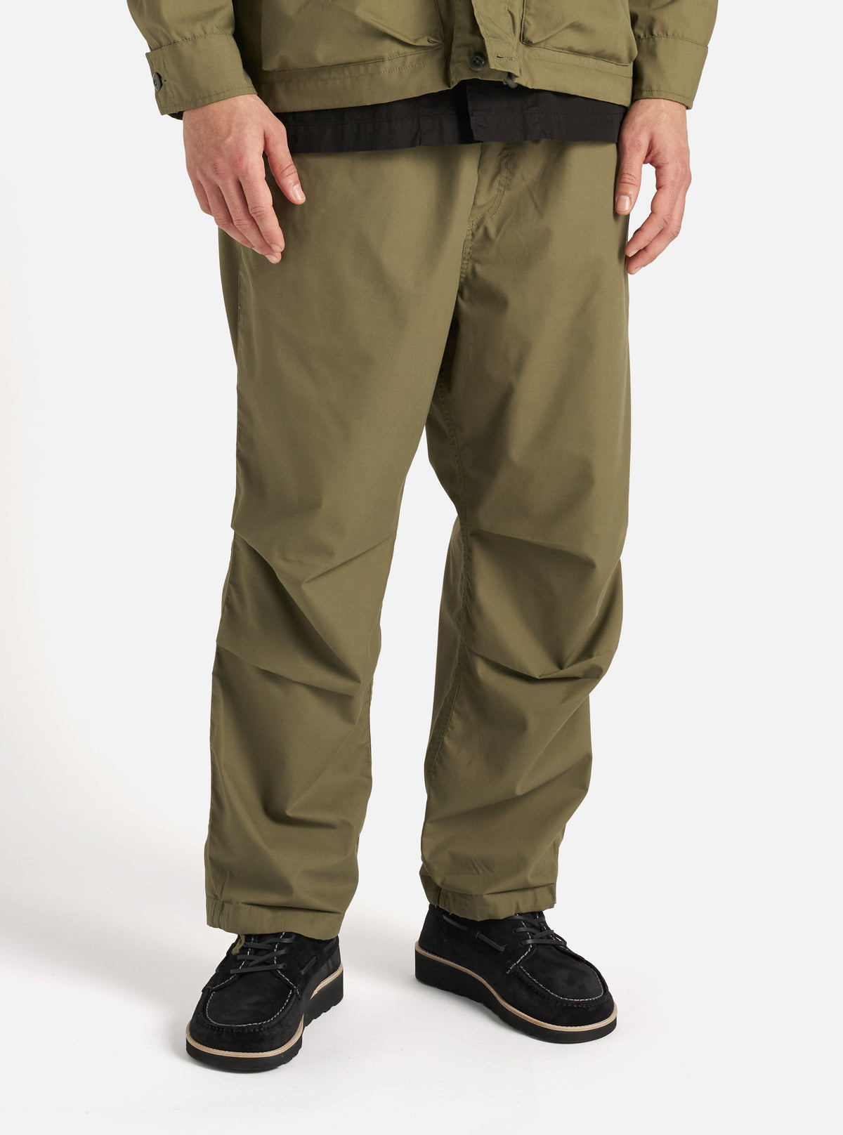 Olive Recycled Polytech Parachute Pant