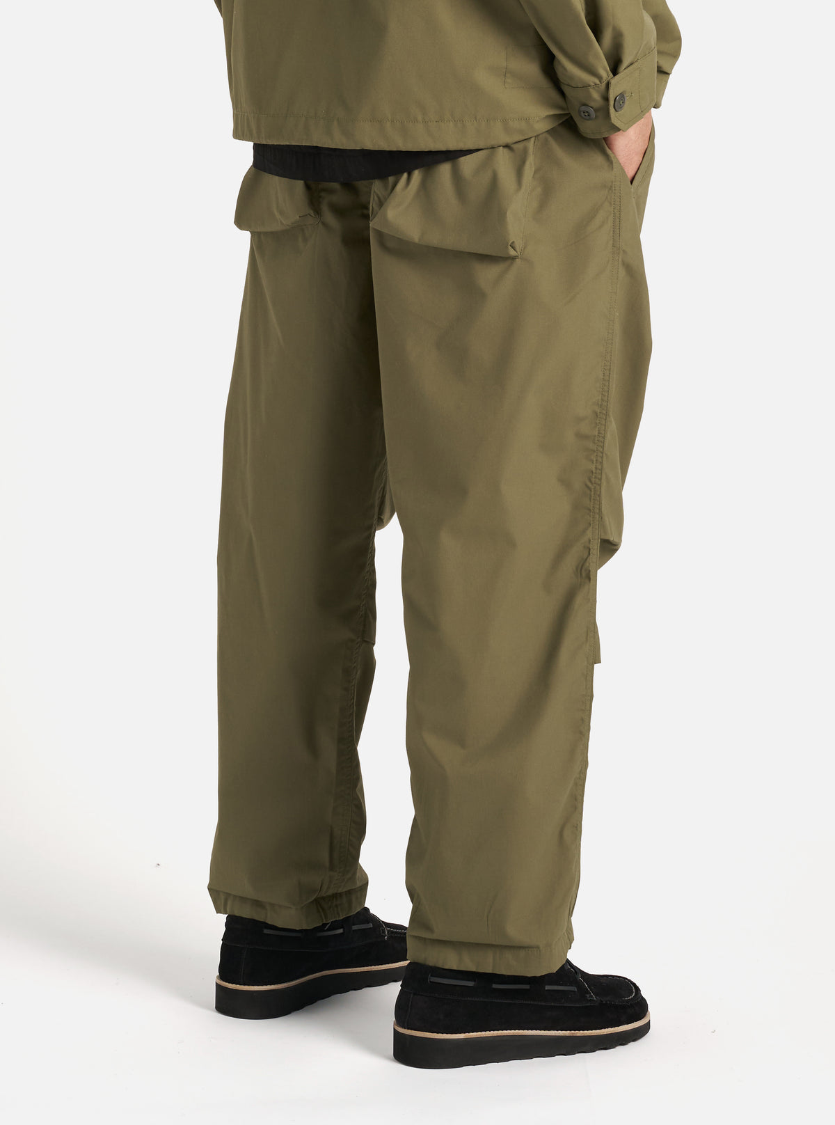 Olive Recycled Polytech Parachute Pant