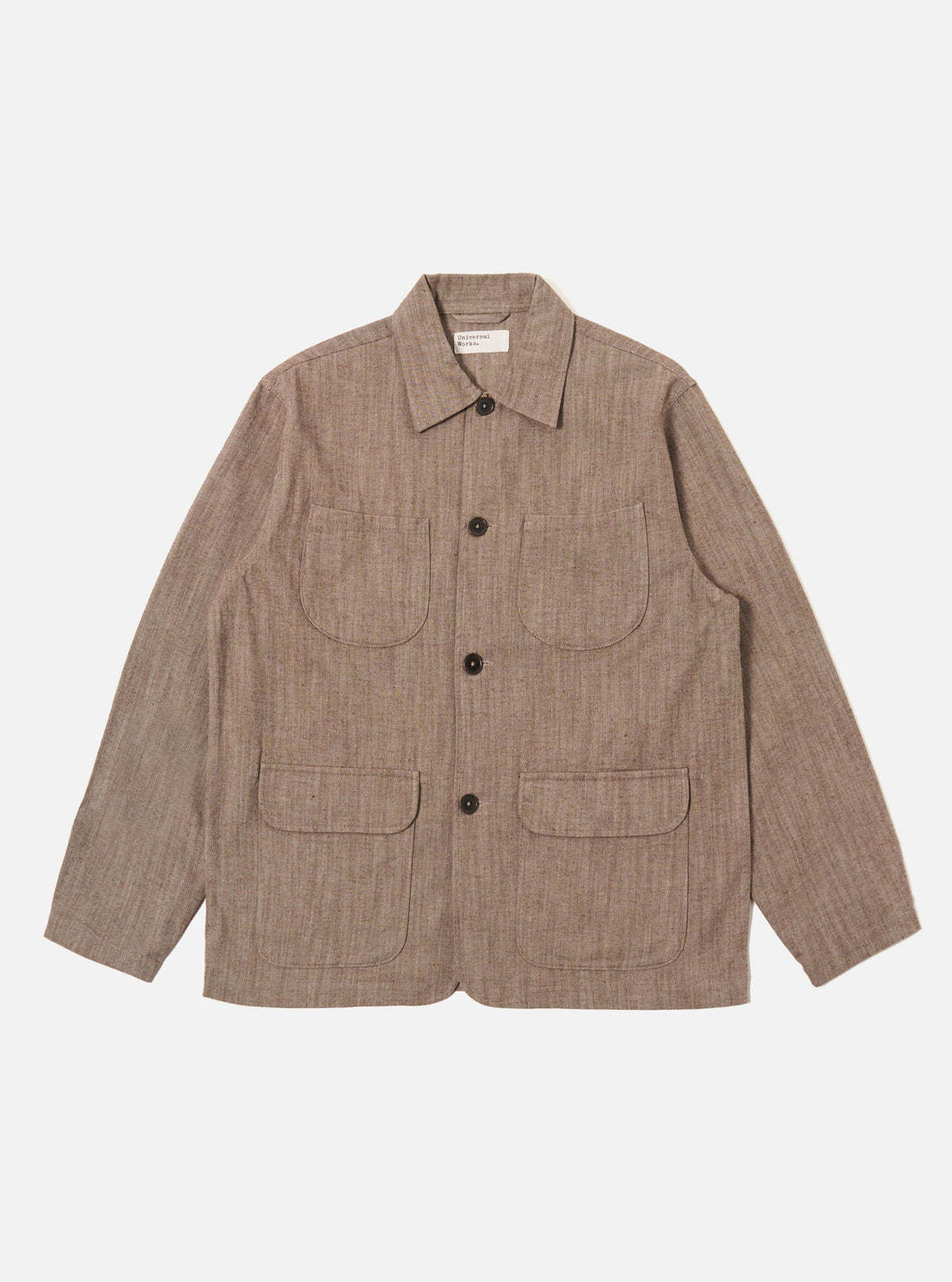 Brown Vintage Twill Weave Labour Jacket