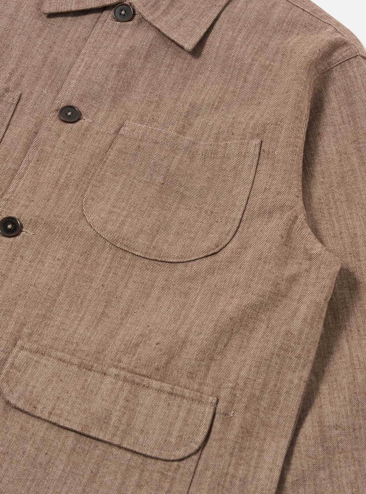 Brown Vintage Twill Weave Labour Jacket