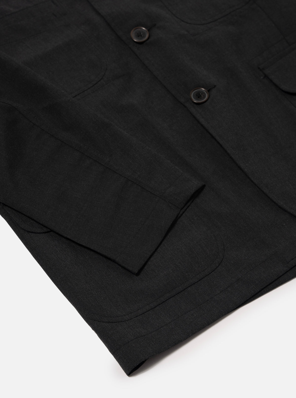 Charcoal Tropical Suiting Barra Jacket