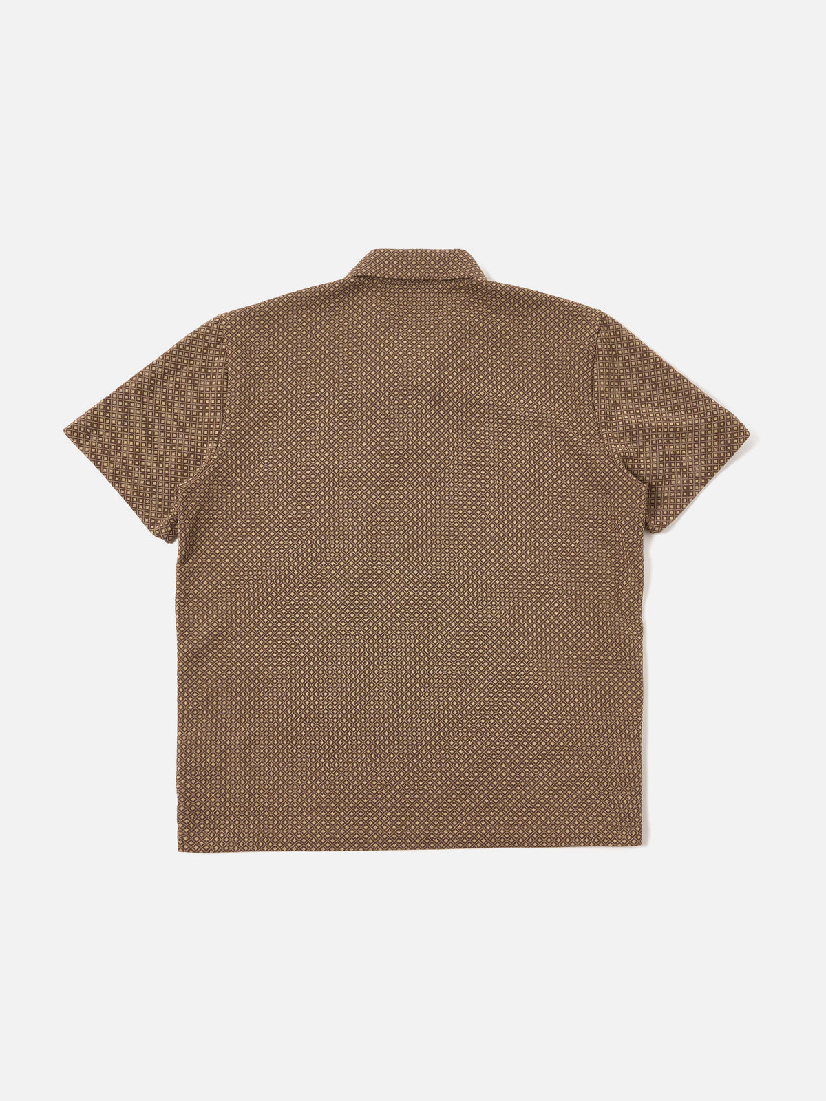 Brown Cotton Mix Fleece Newlyn Polo