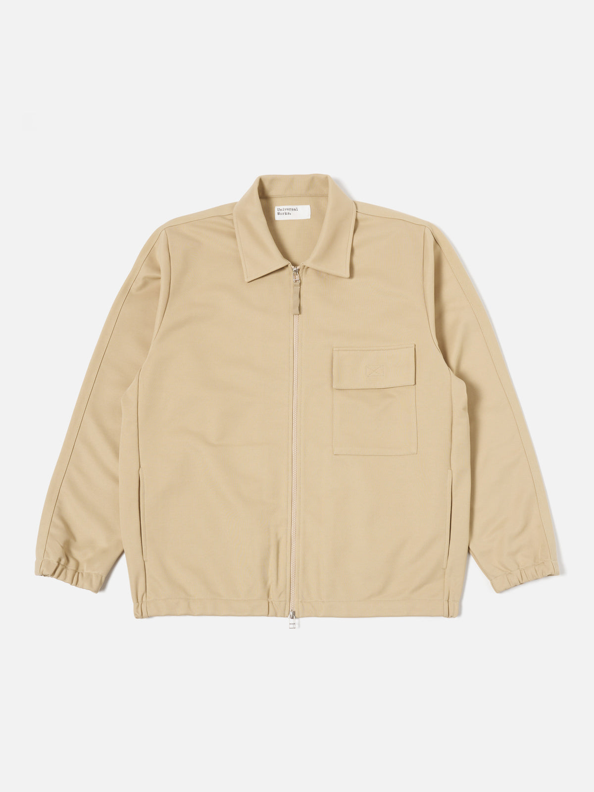 Sand Recycled Poly Organic Cotton Denis Track Top