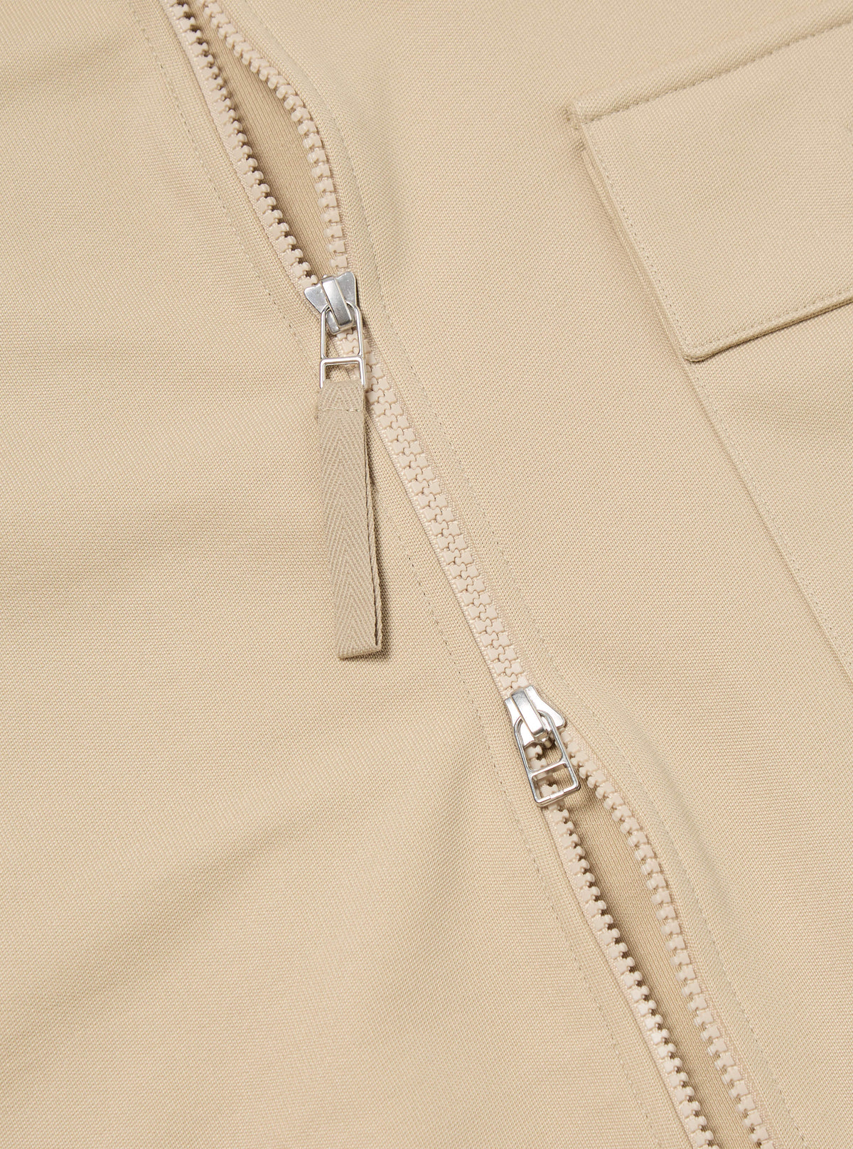 Sand Recycled Poly Organic Cotton Denis Track Top