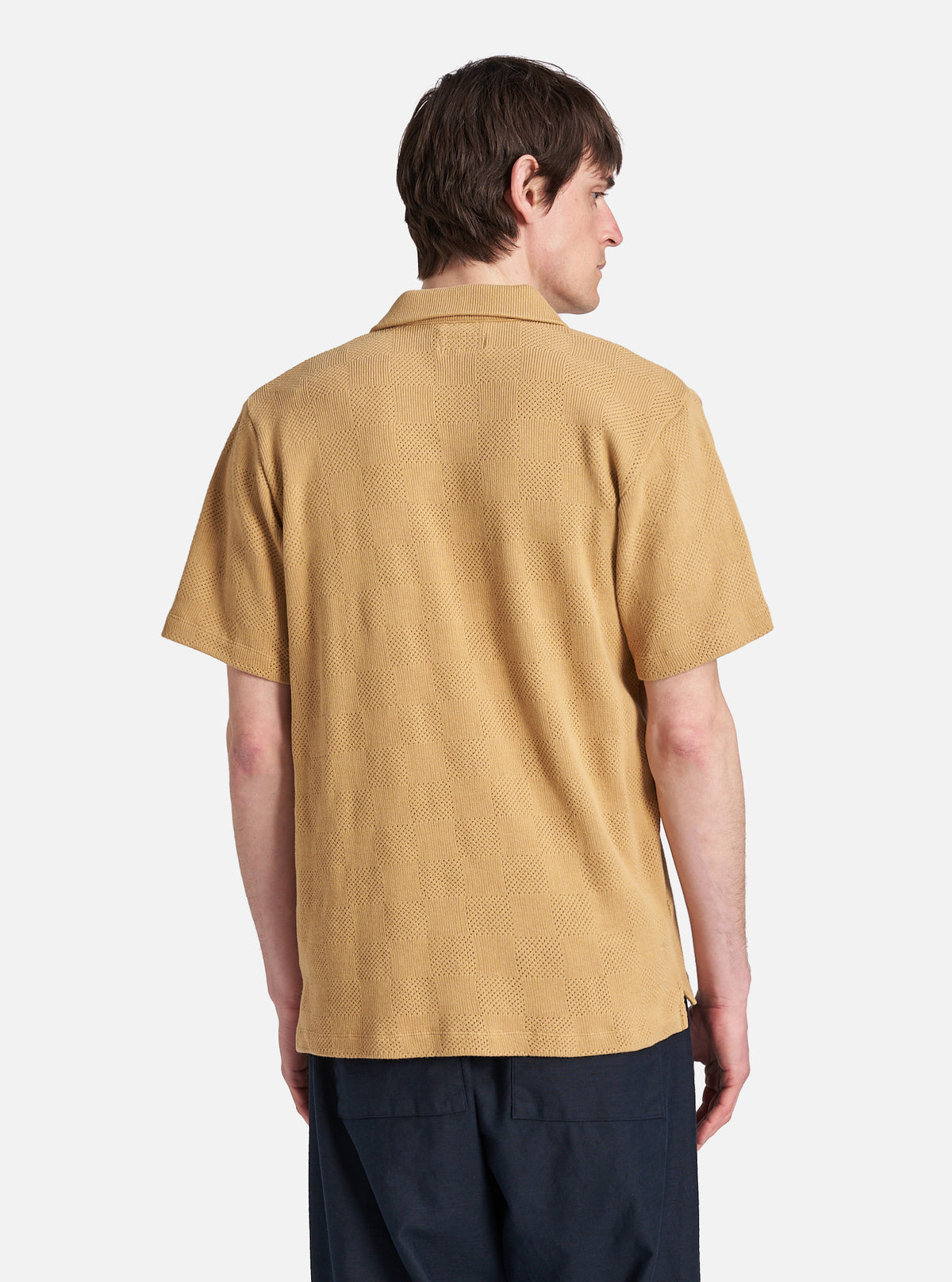 Sand Fantasy Checkerboard Vacation Polo